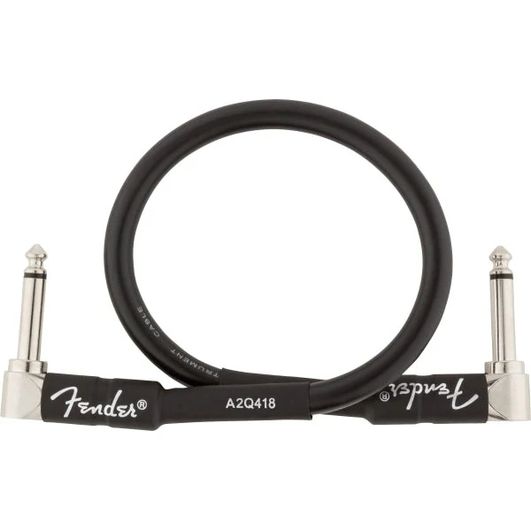 Fender - Professional Series Instrument Cables - Angle/Angle - 1' - Black - 099-0820-057 - Image 2