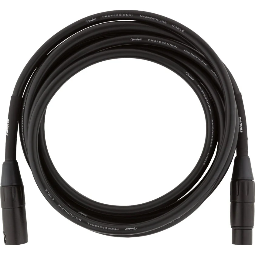 Fender - Professional Series Microphone Cable -10' -Black 099-0820-022