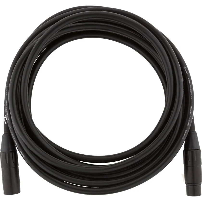 Fender - Professional Series Microphone Cable -15' -Black 099-0820-018