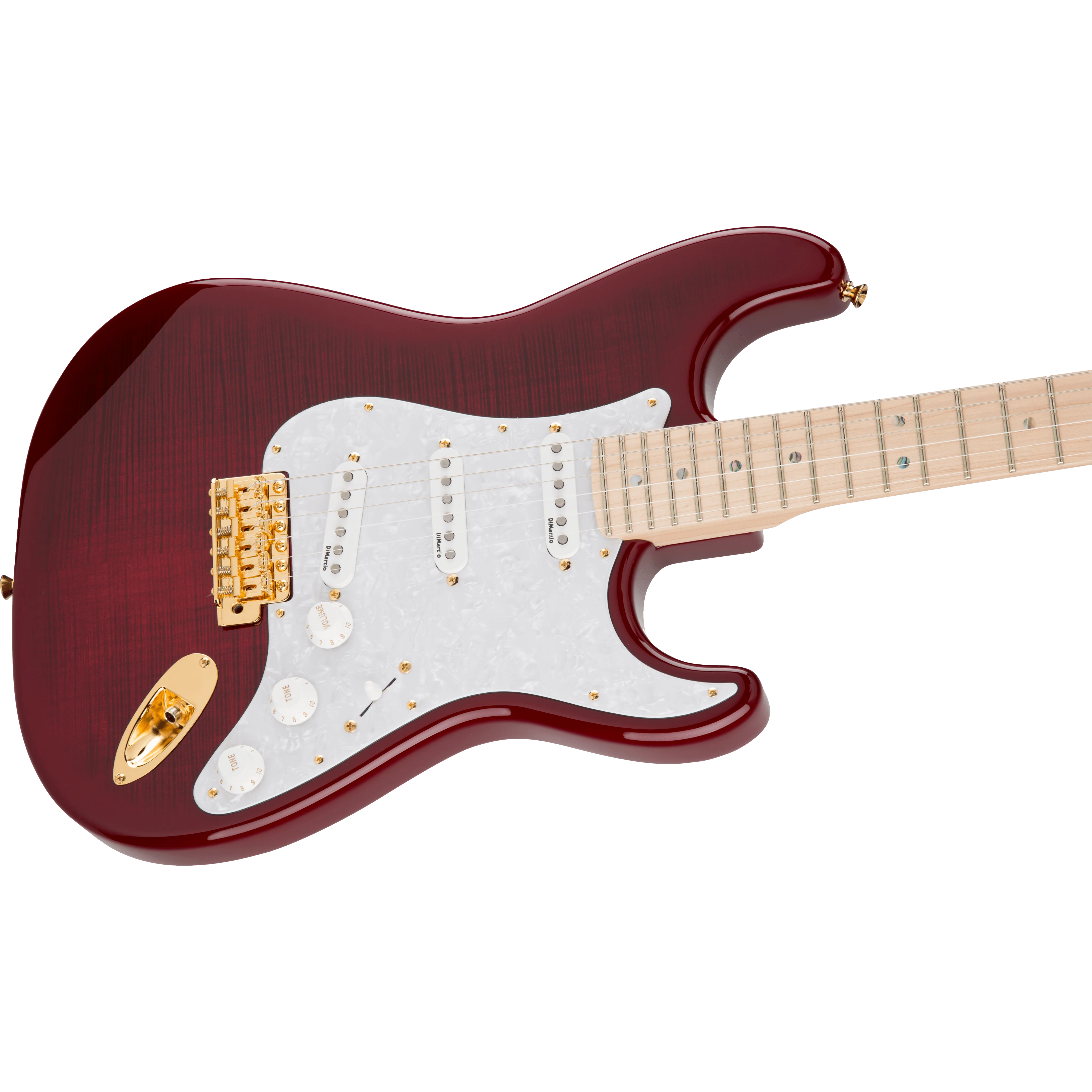 Fender - Richie Kotzen Stratocaster® - Maple Fingerboard - Transparent Red Burst - Image 3