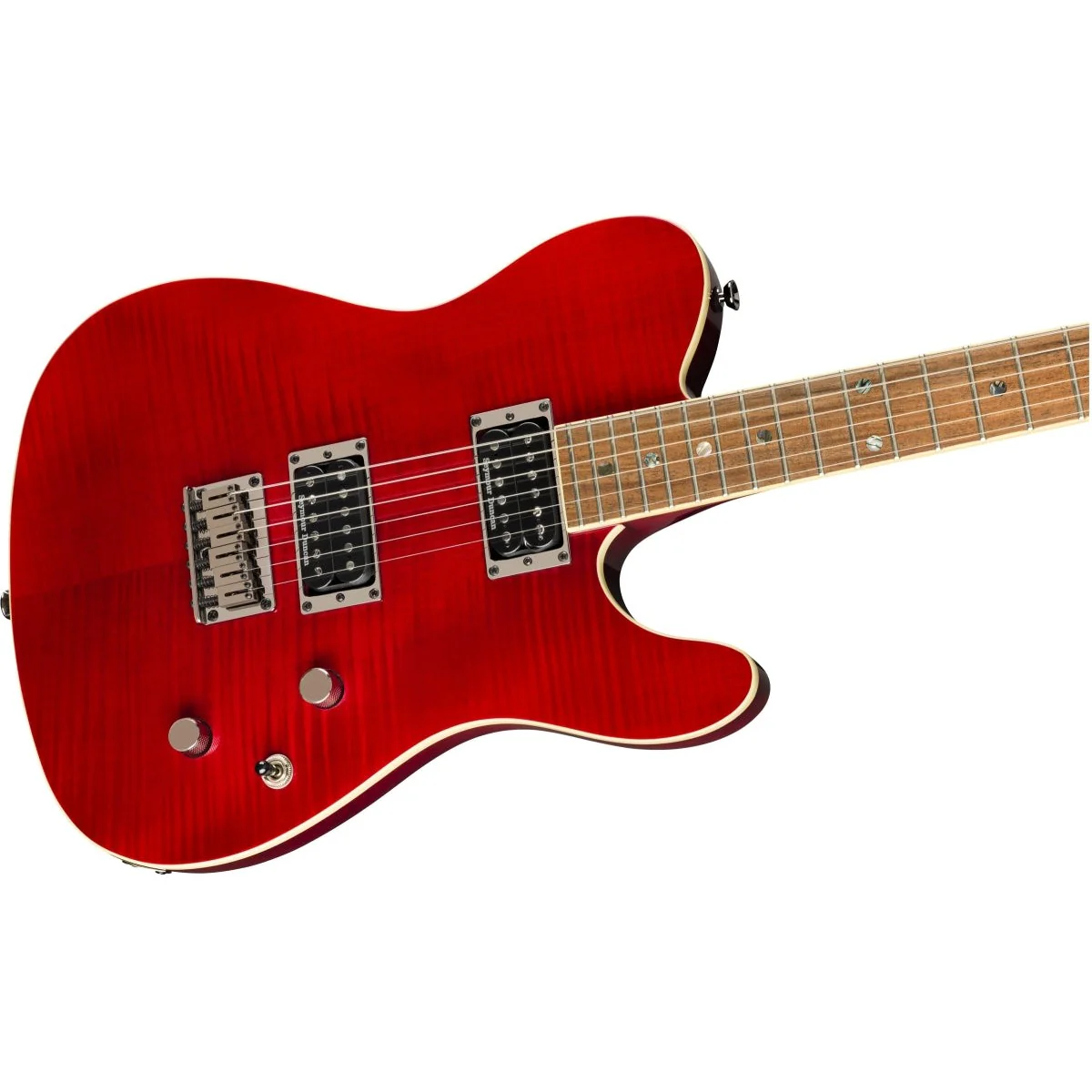 Fender - Special Edition Custom Telecaster® FMT HH 026-2004-538 Crimson Red Transparent - Image 3