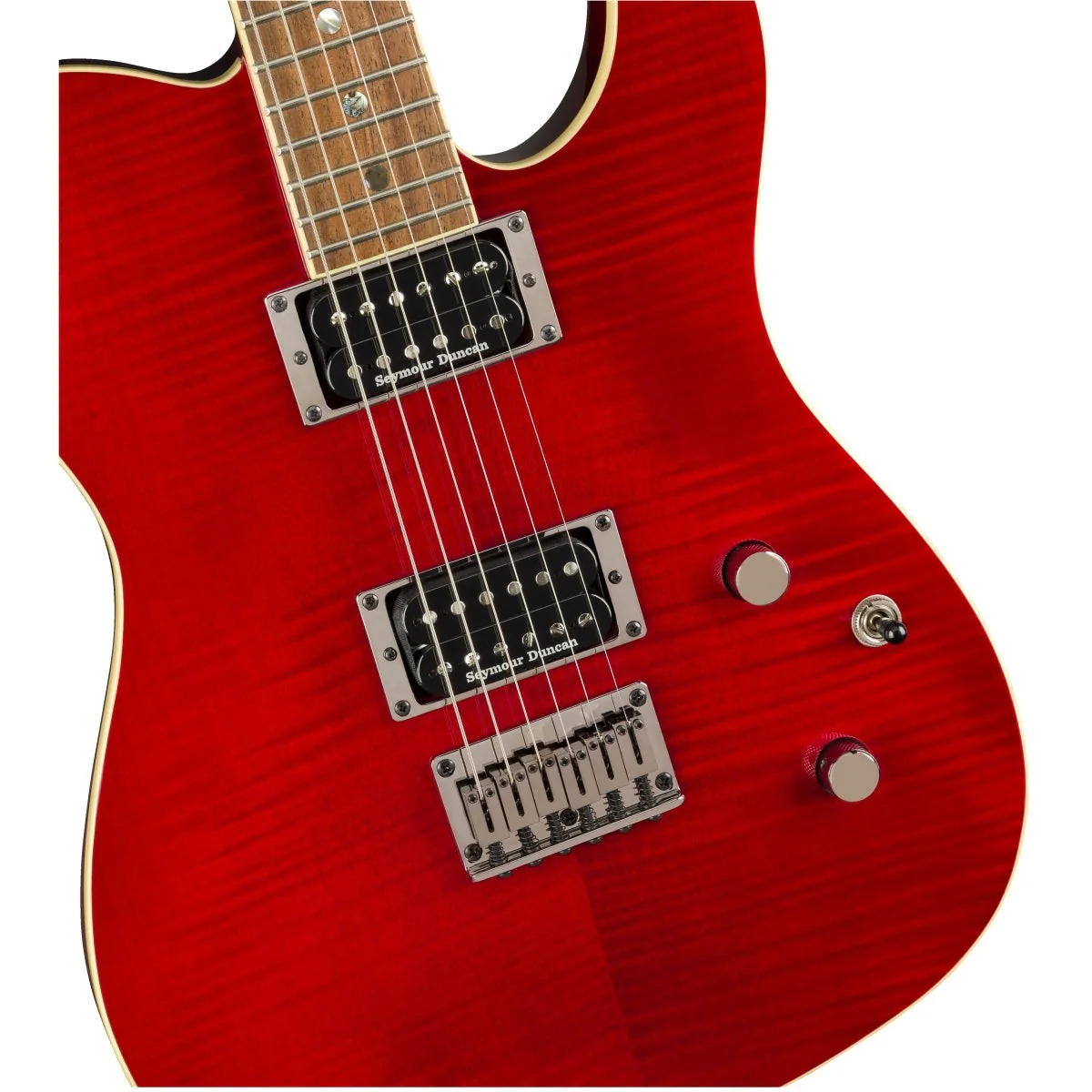 Fender - Special Edition Custom Telecaster® FMT HH 026-2004-538 Crimson Red Transparent - Image 4
