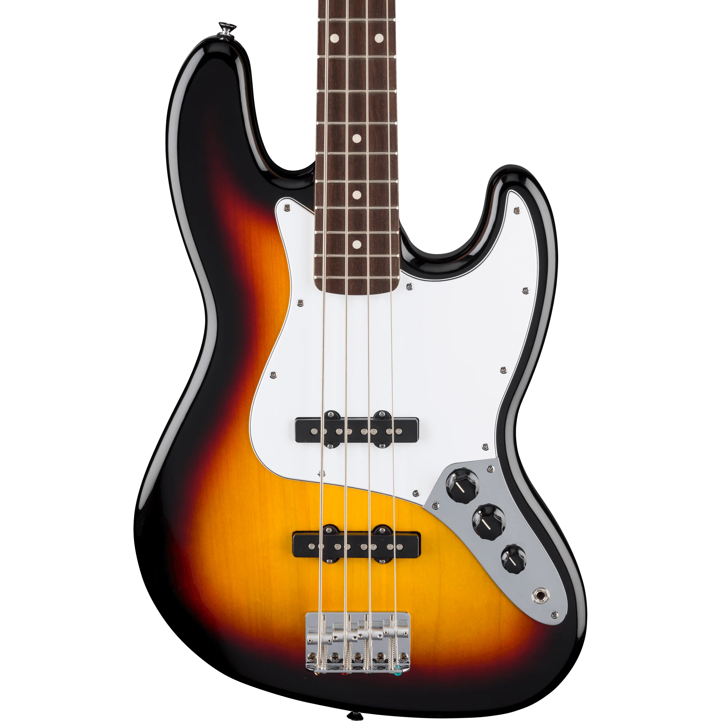 Fender - Standard Jazz Bass® - Laurel Fingerboard - White Pickguard - 3-Color Sunburst - 026-6840-500 - Image 3