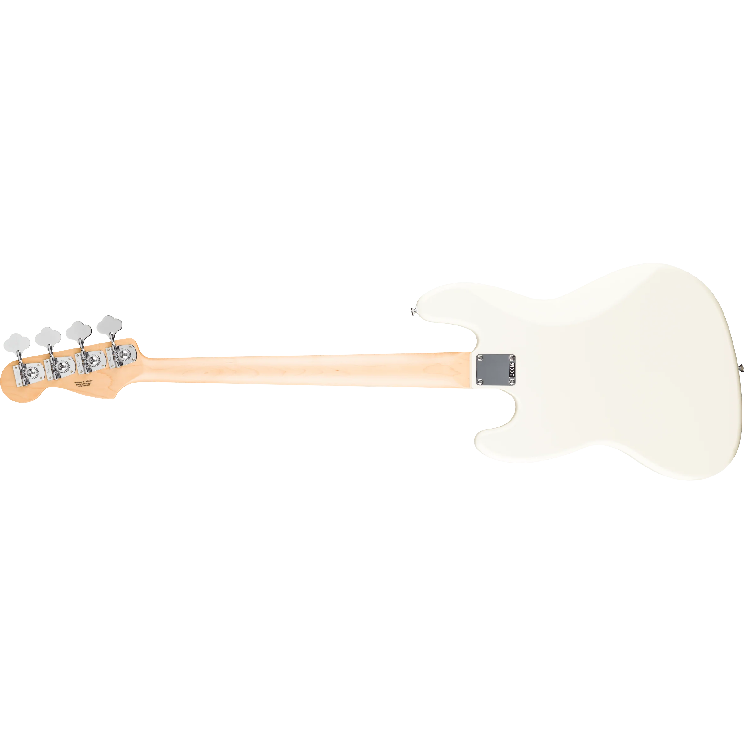 Fender - Standard Jazz Bass® - Laurel Fingerboard - White Pickguard - Olympic White - 026-6840-505 - Image 2