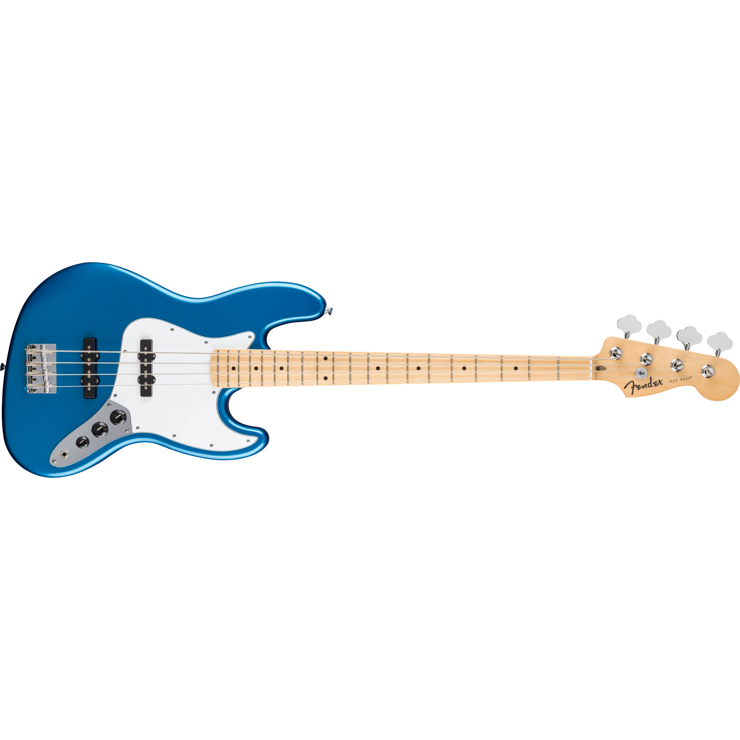 Fender - Standard Jazz Bass® - Maple Fingerboard - White Pickguard - Aqua Marine Metallic - 026-6820-560