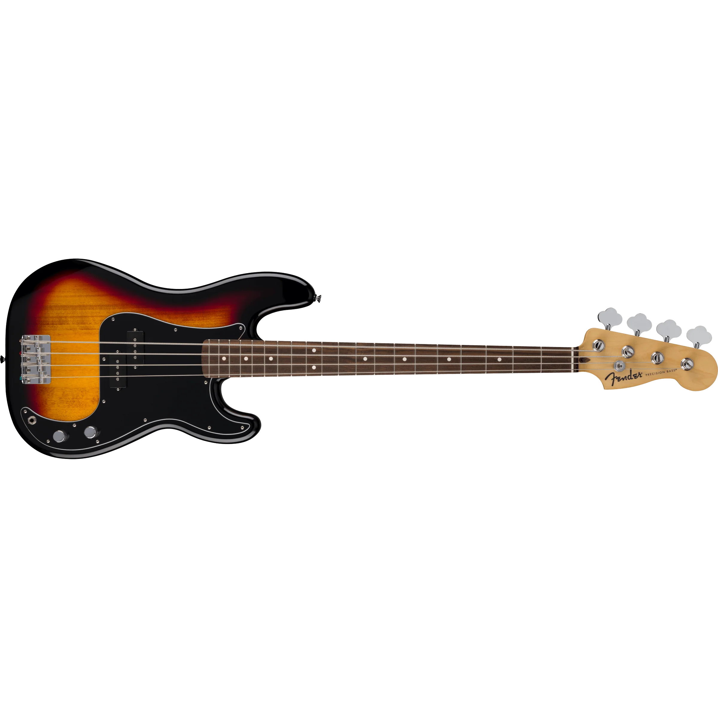 Fender - Standard Precision Bass® - Laurel Fingerboard - Black Pickguard - 3-Color Sunburst - 026-6641-500