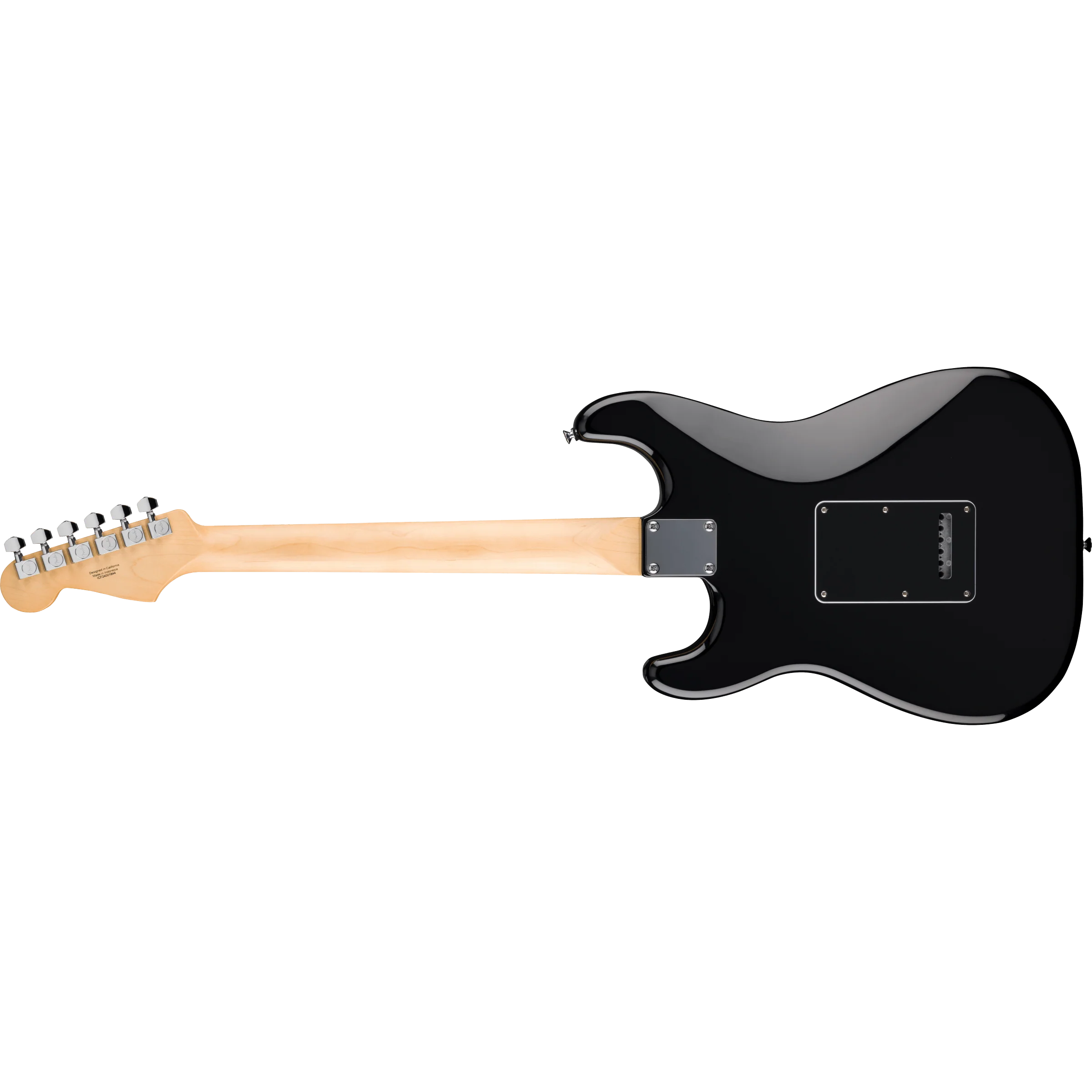 Fender - Standard Stratocaster® HSS - Laurel Fingerboard - Black Pickguard - Black - 026-6441-506 - Image 2
