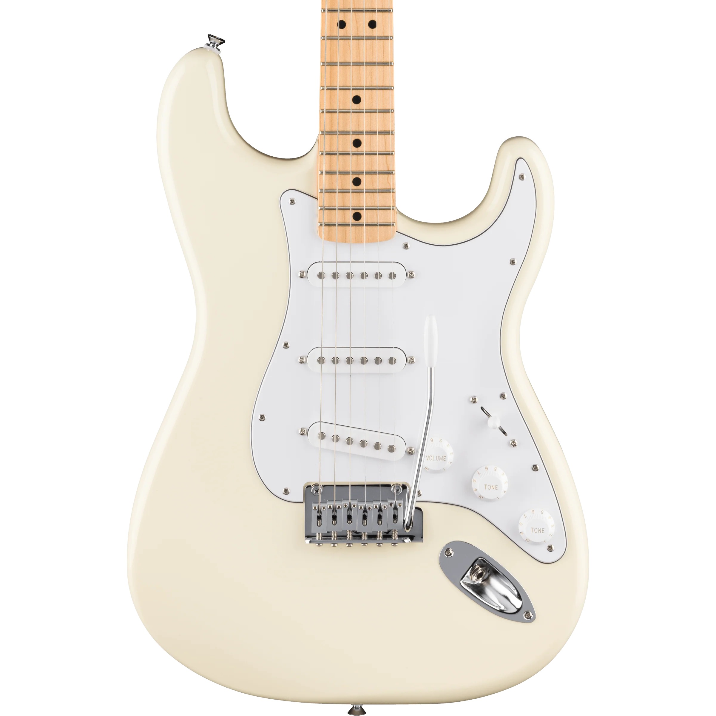 Fender - Standard Stratocaster® - Maple Fingerboard - White Pickguard - Olympic White - 026-6220-505 - Image 3