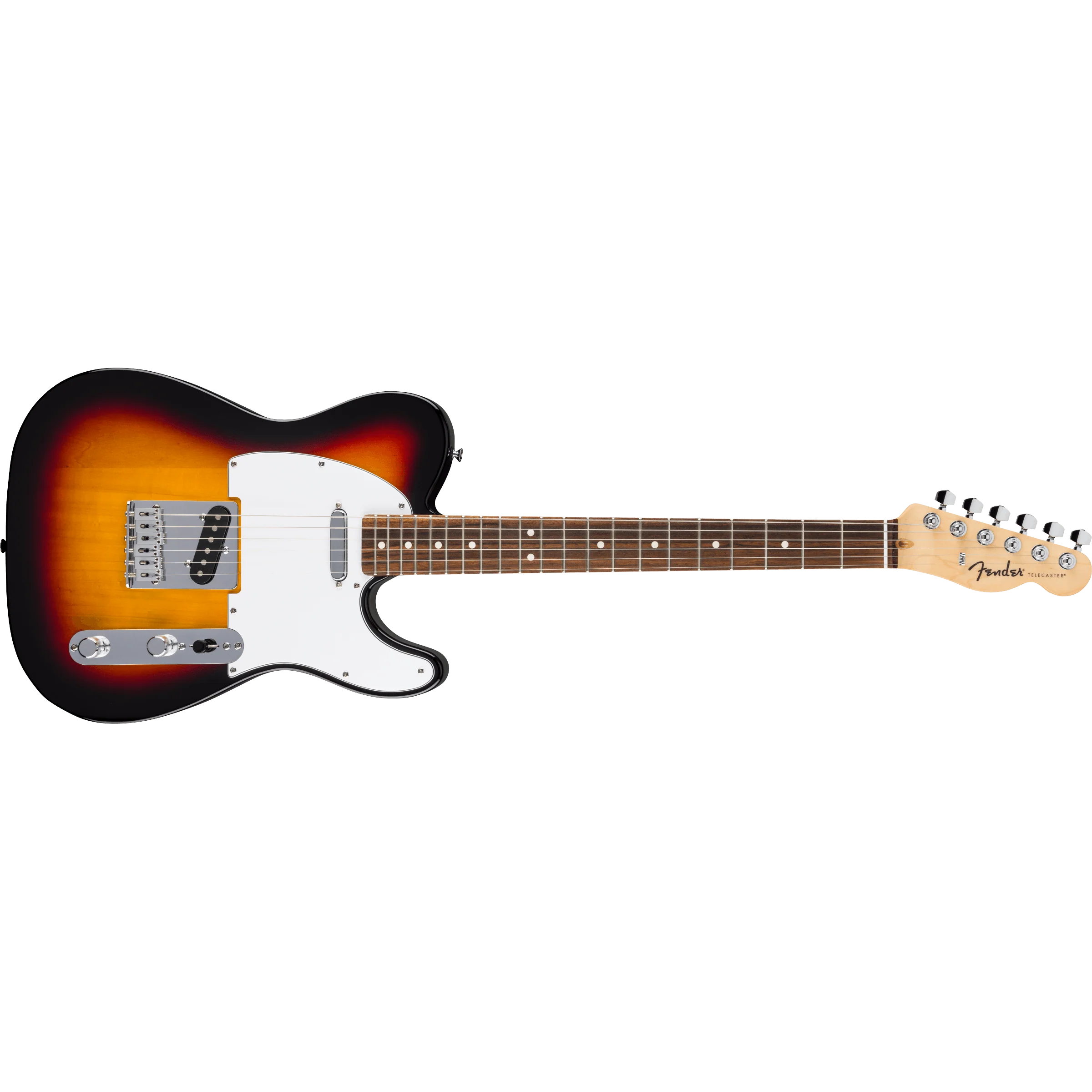 Fender - Standard Telecaster® - Laurel Fingerboard - White Pickguard - 3-Color Sunburst - 026-6040-500