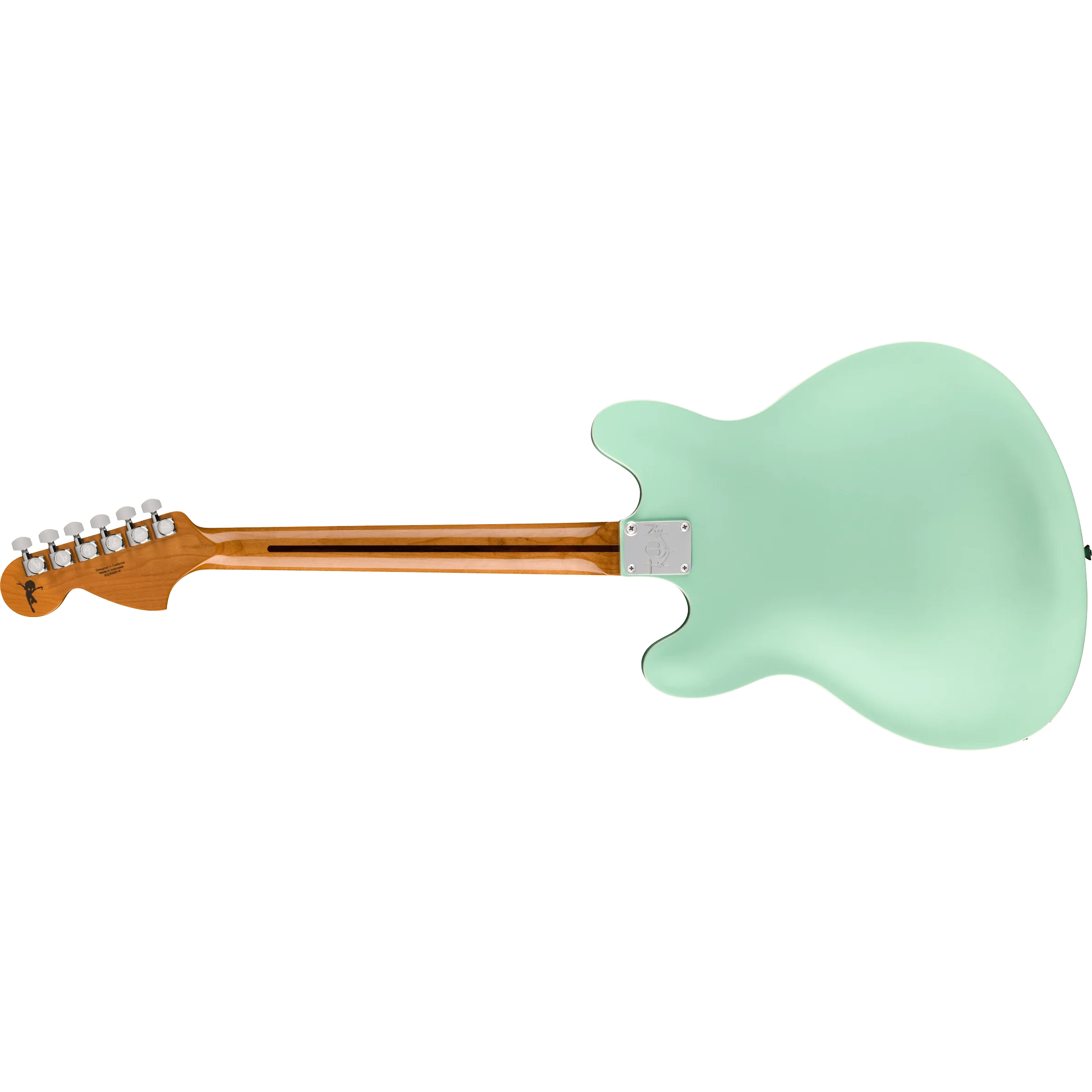 Fender - Tom DeLonge Starcaster® - Rosewood Fingerboard - Chrome Hardware - Satin Surf Green - 026-2360-557 - Image 2
