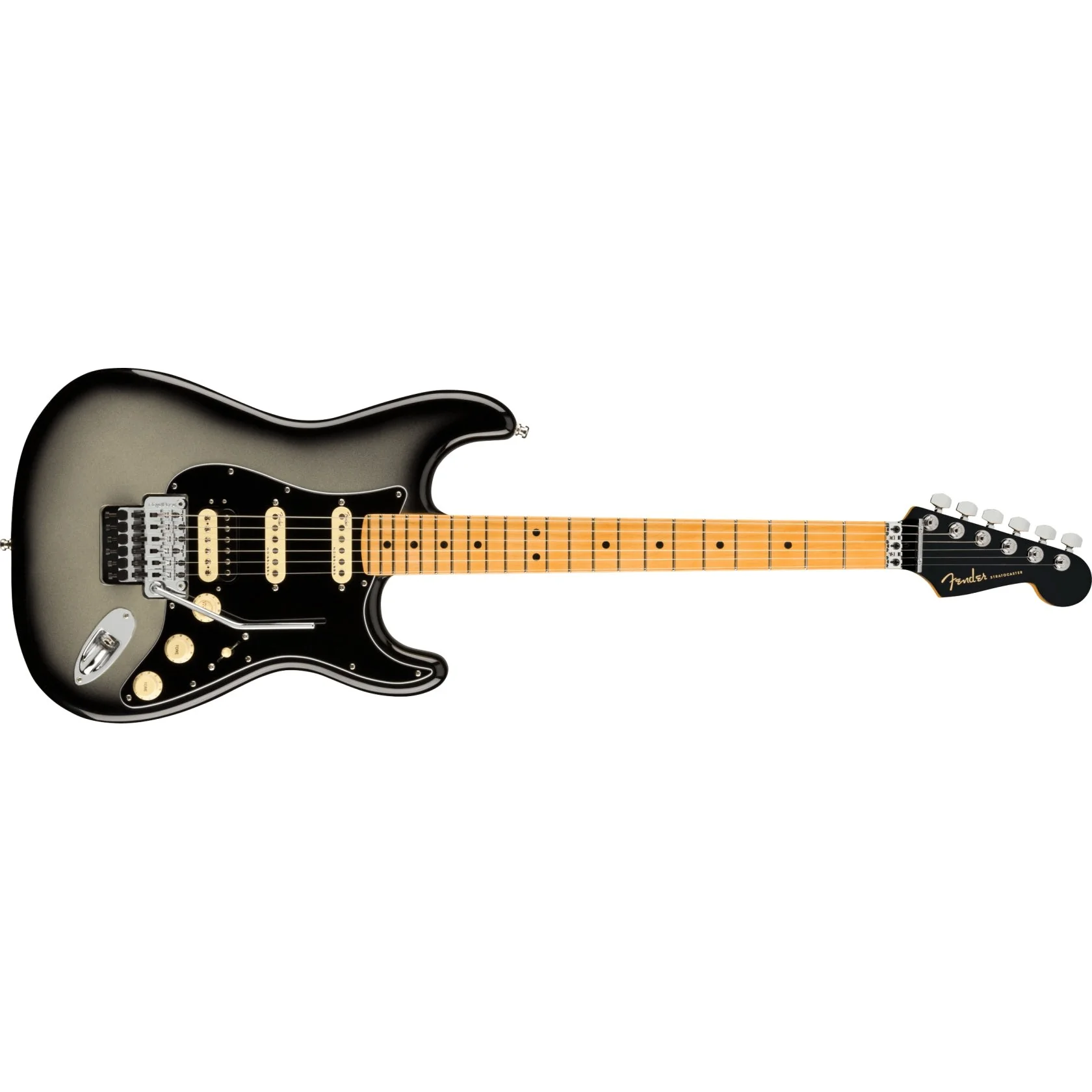 Fender - Ultra Luxe Stratocaster® Floyd Rose® HSS - Maple Fingerboard - Silverburst 011-8072-791