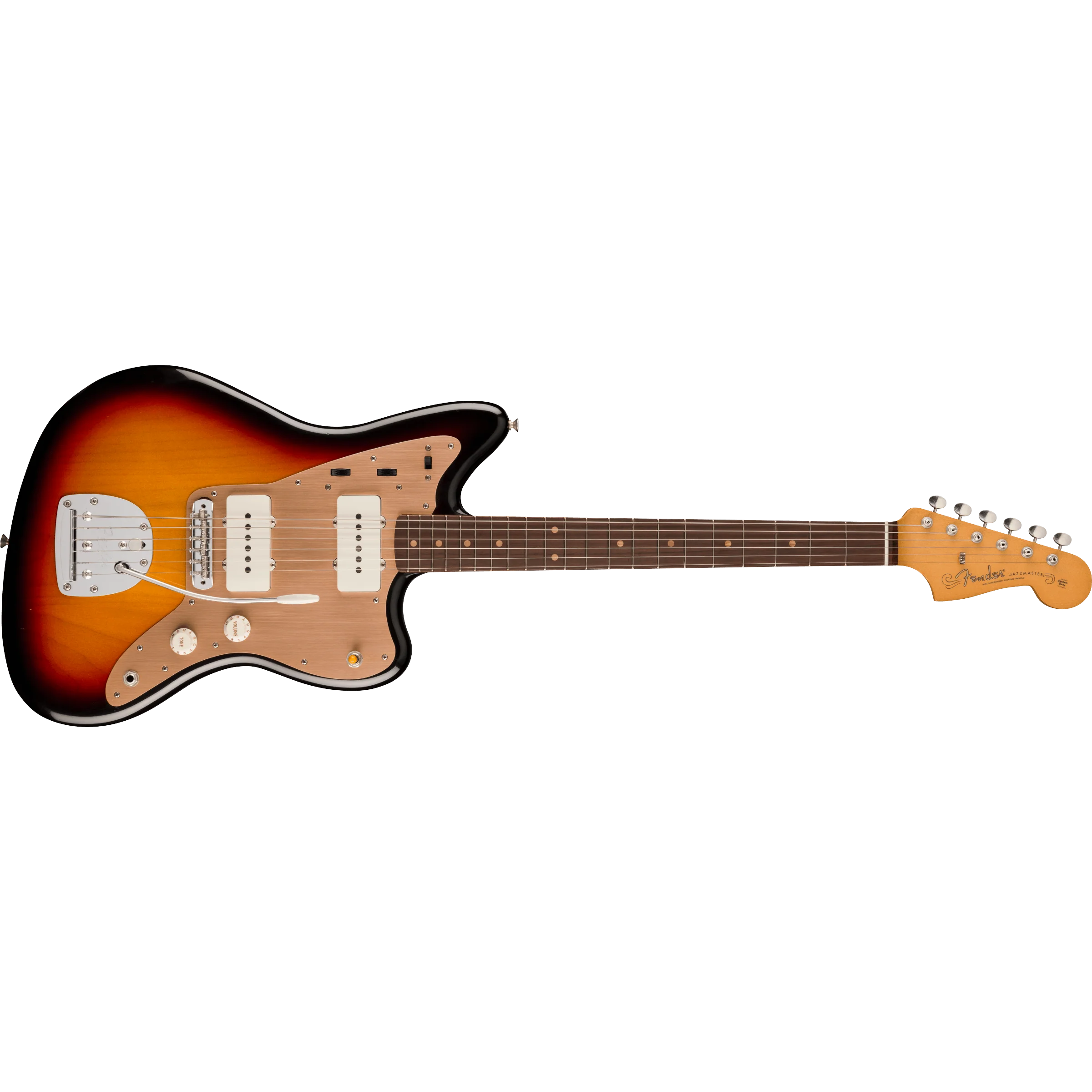 Fender - Vintera® II Road Worn® '50s Jazzmaster® - Rosewood Fingerboard - 3-Color Sunburst - 014-9080-300