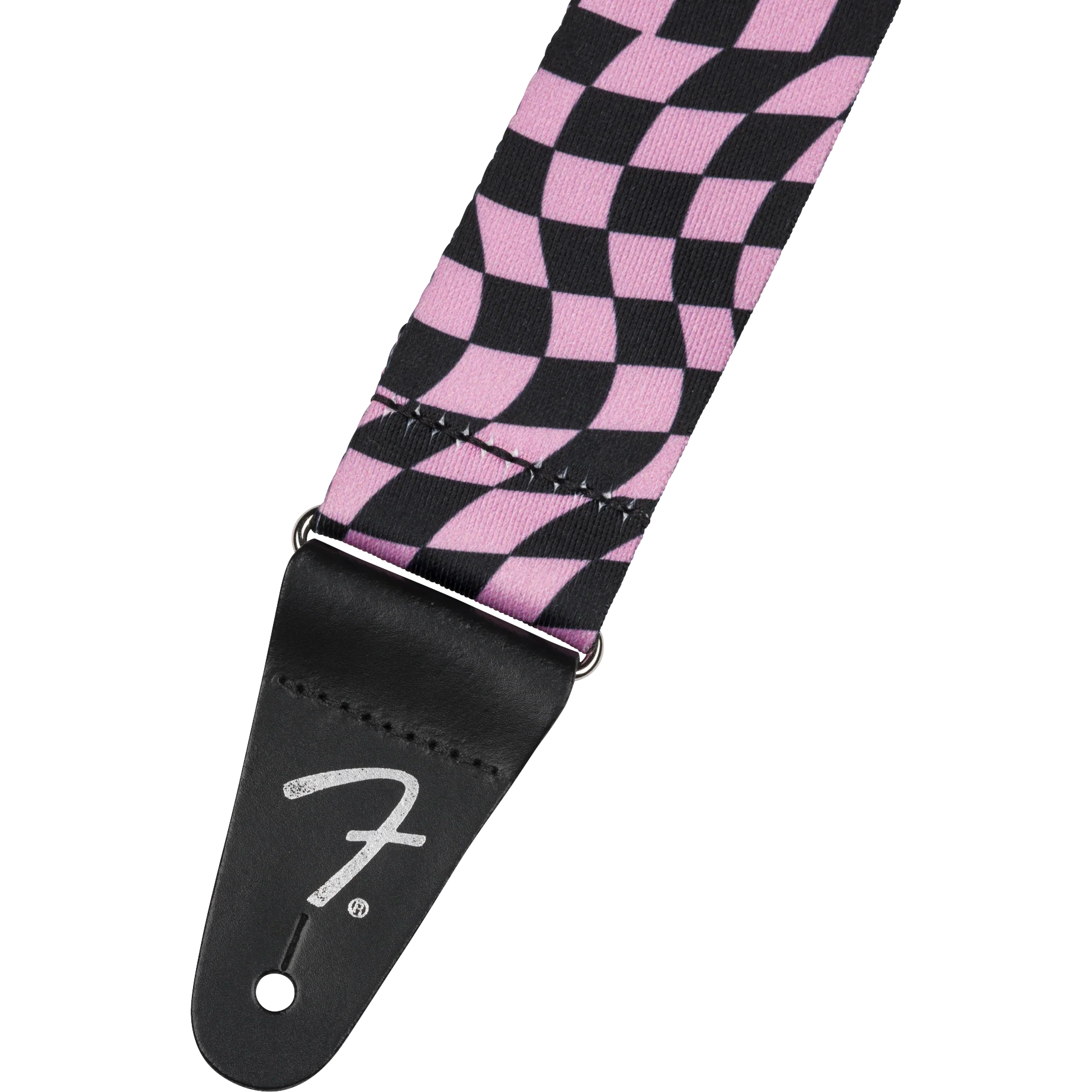 Fender - Wavy Checkerboard Polyester Strap - Pink - 099-0637-270 - Image 2