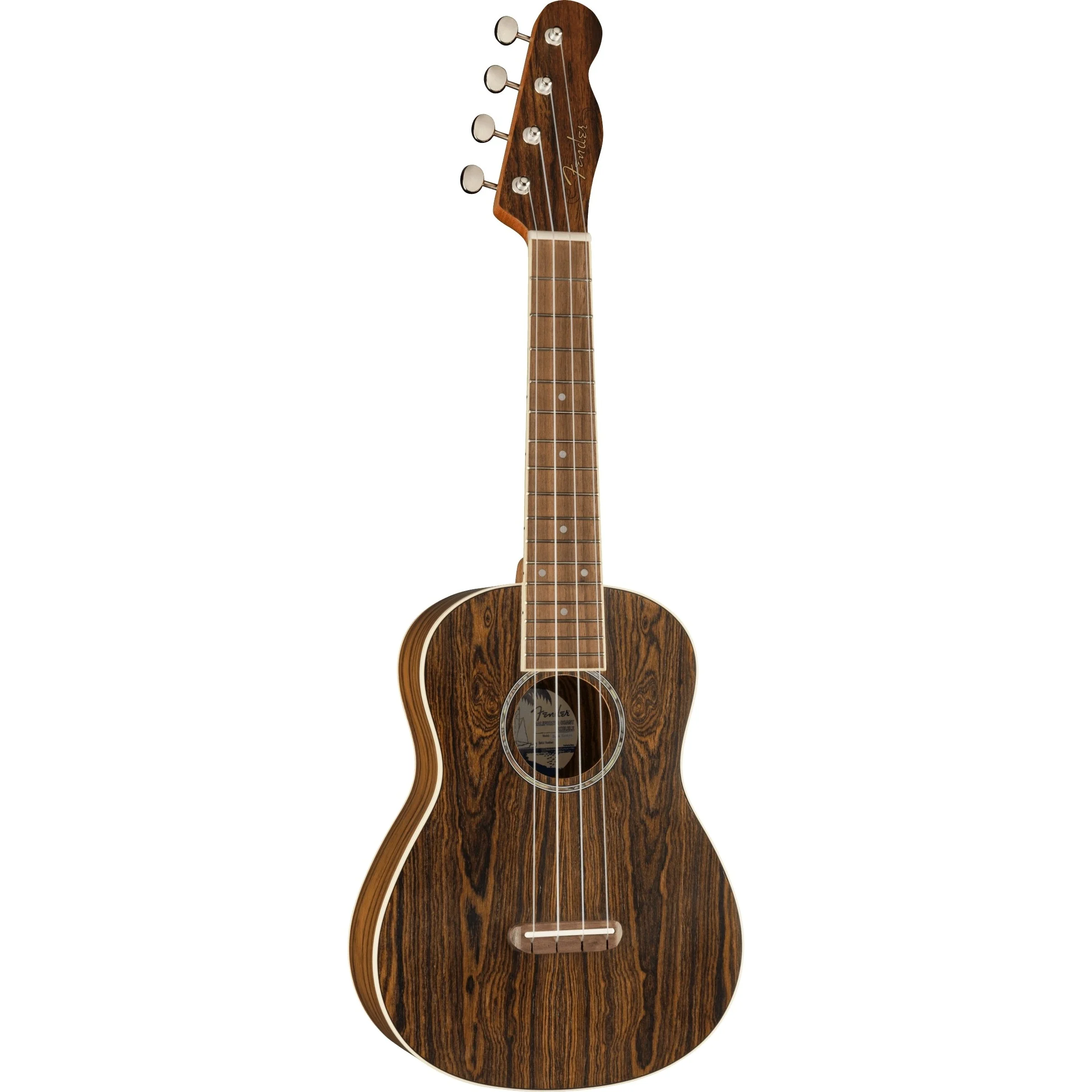 Fender - Zuma Exotic Concert Ukulele - Walnut Fingerboard - Bocote 097-0450-592 - Image 4