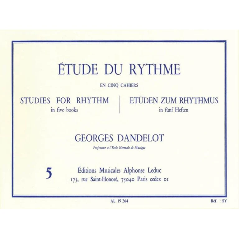 G. Dandelot - Etude Du Rythme - Volume 5