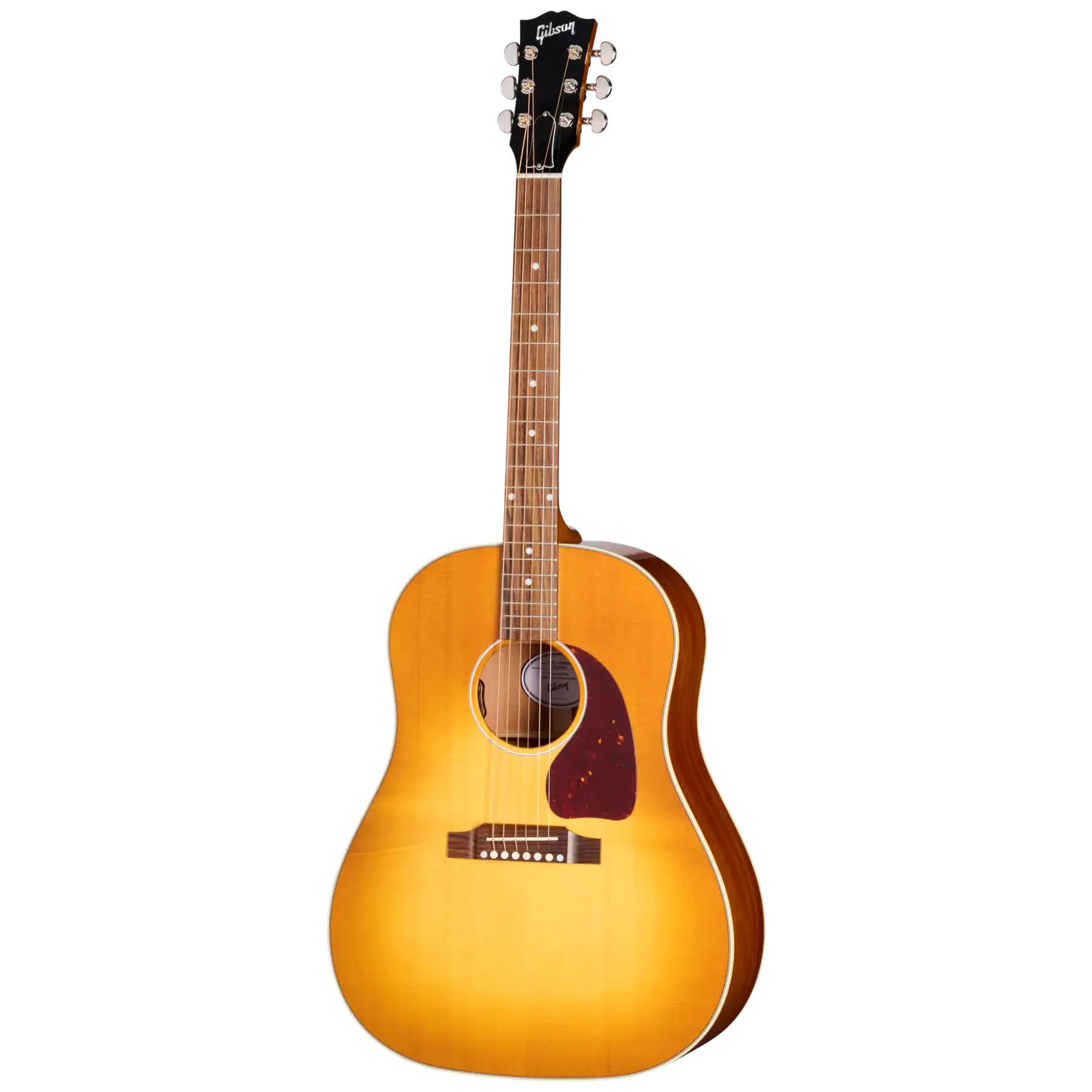 Gibson - J-45 Standard Acoustic/Electric Guitar with Hardshell Case - Heritage Cherry Burst - AC4519HCSNH