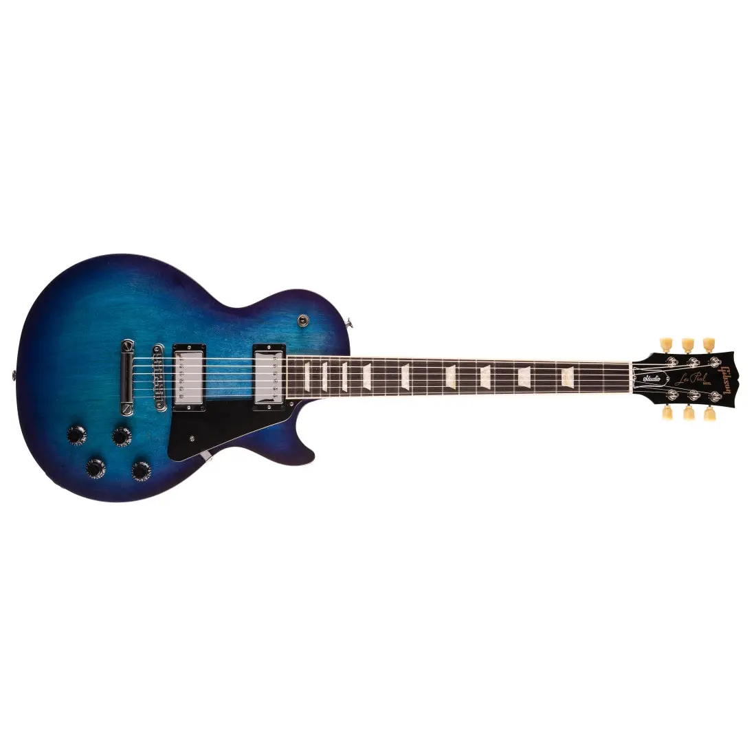 Gibson - Les Paul Studio Electric Guitar with Softshell Case - Blueberry Burst -LPST01B9CH