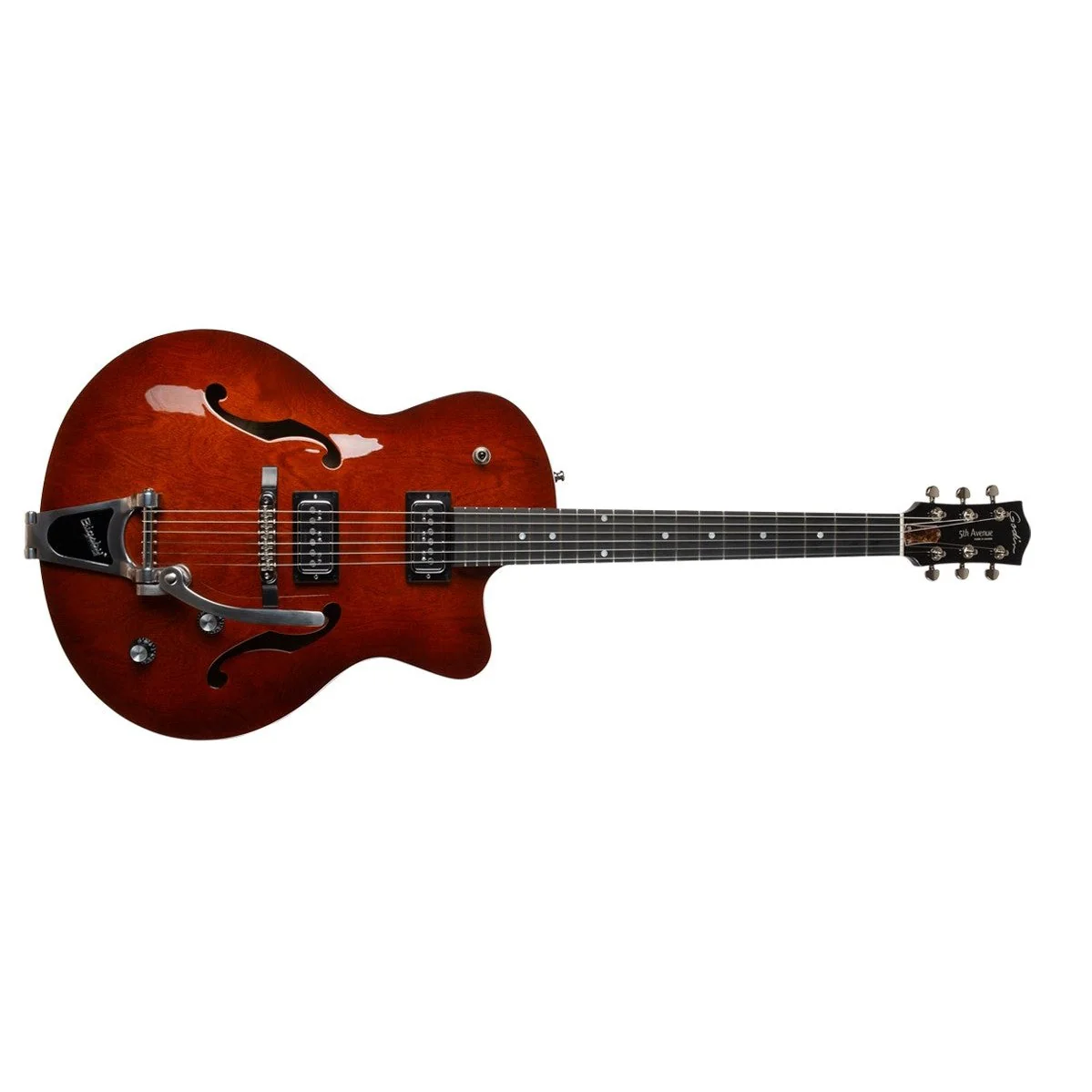 Godin - 5th Ave Uptown T-Armond Havana Burst 50970