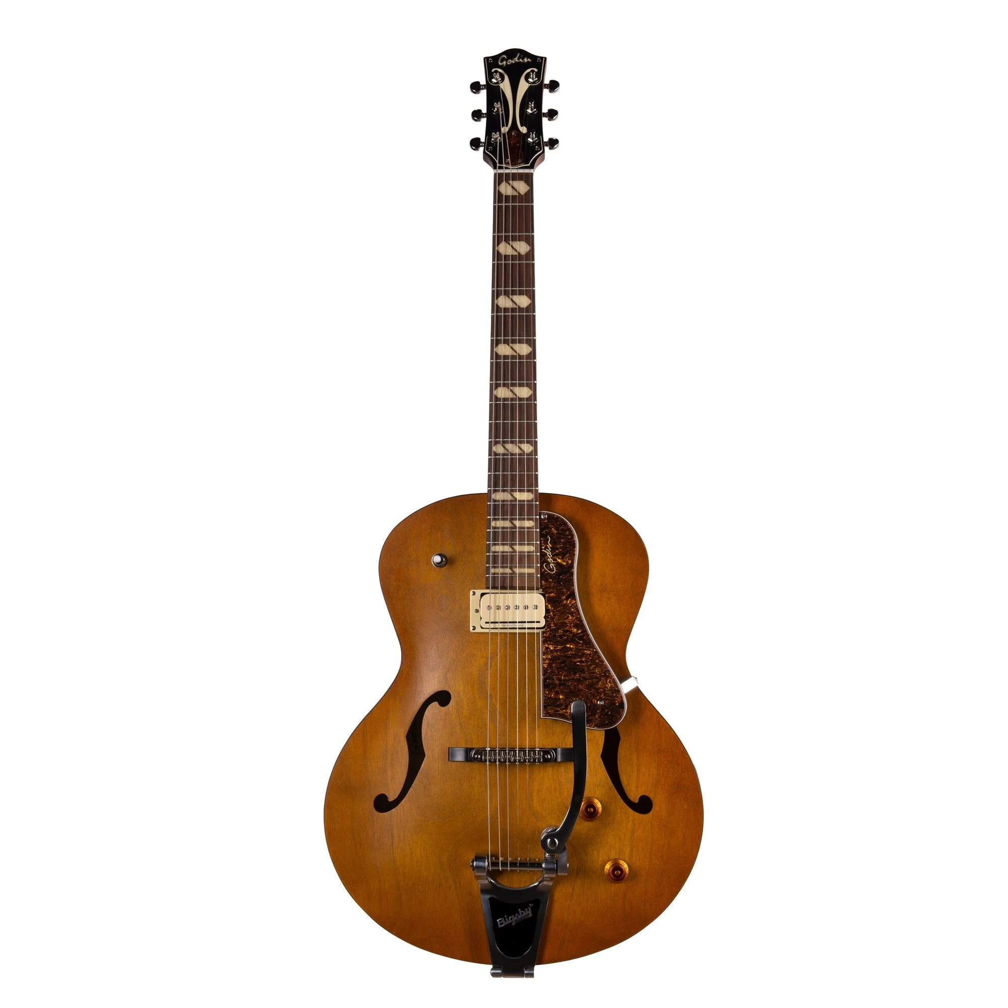 Godin - 5th Avenue Jumbo P-Rail Harvest Gold 51502