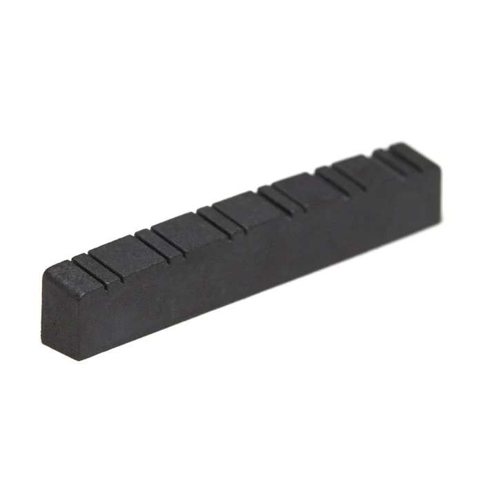 Graph Tech Guitar - Black Tusq Xl Slotted 12 String 3/16" - PT-1500-00