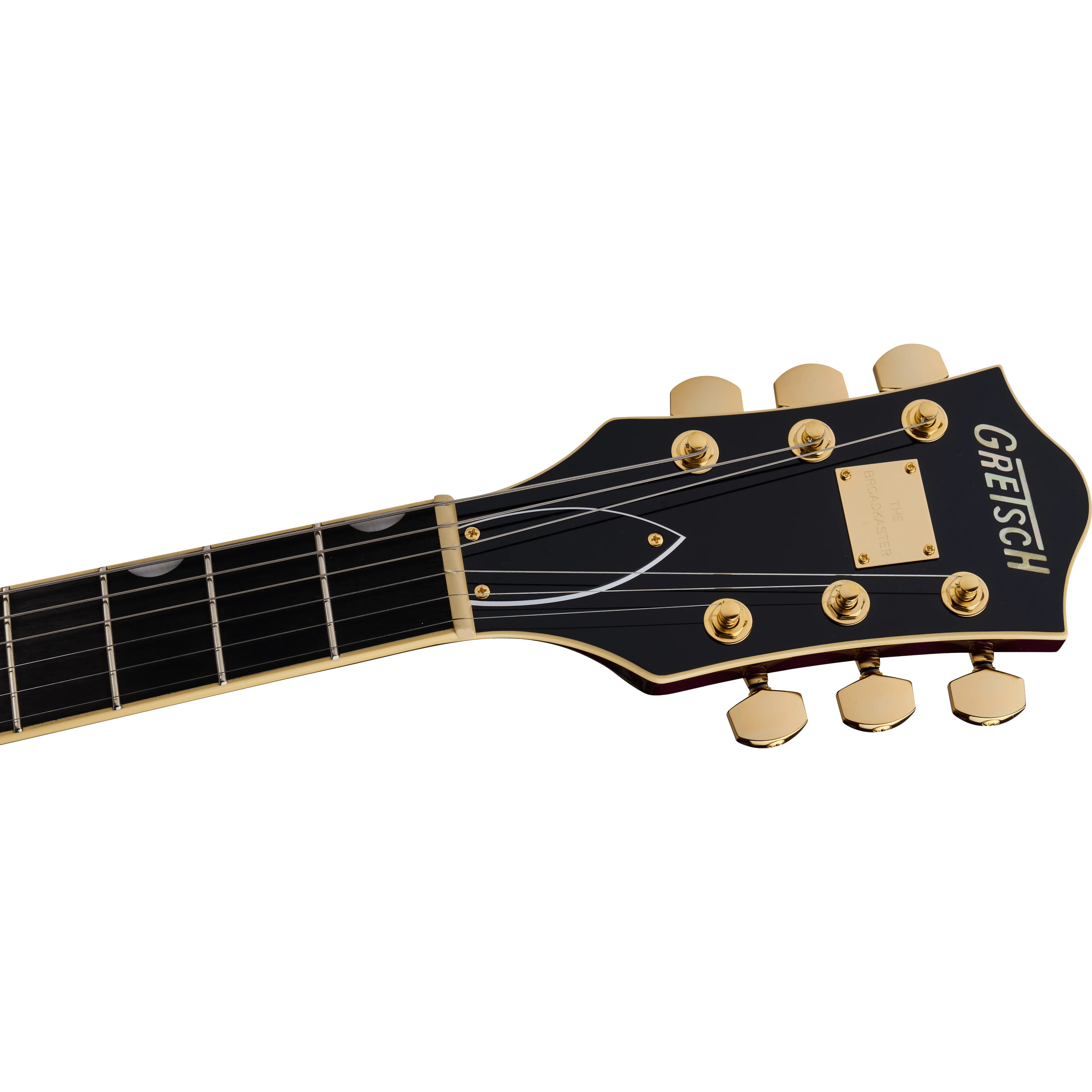 Gretsch - Broadkaster® Jr. LX Center Block with String-Thru Bigsby® and Gold Hardware - Ebony Fingerboard - Blackberry - 240-1859-846 - Image 5