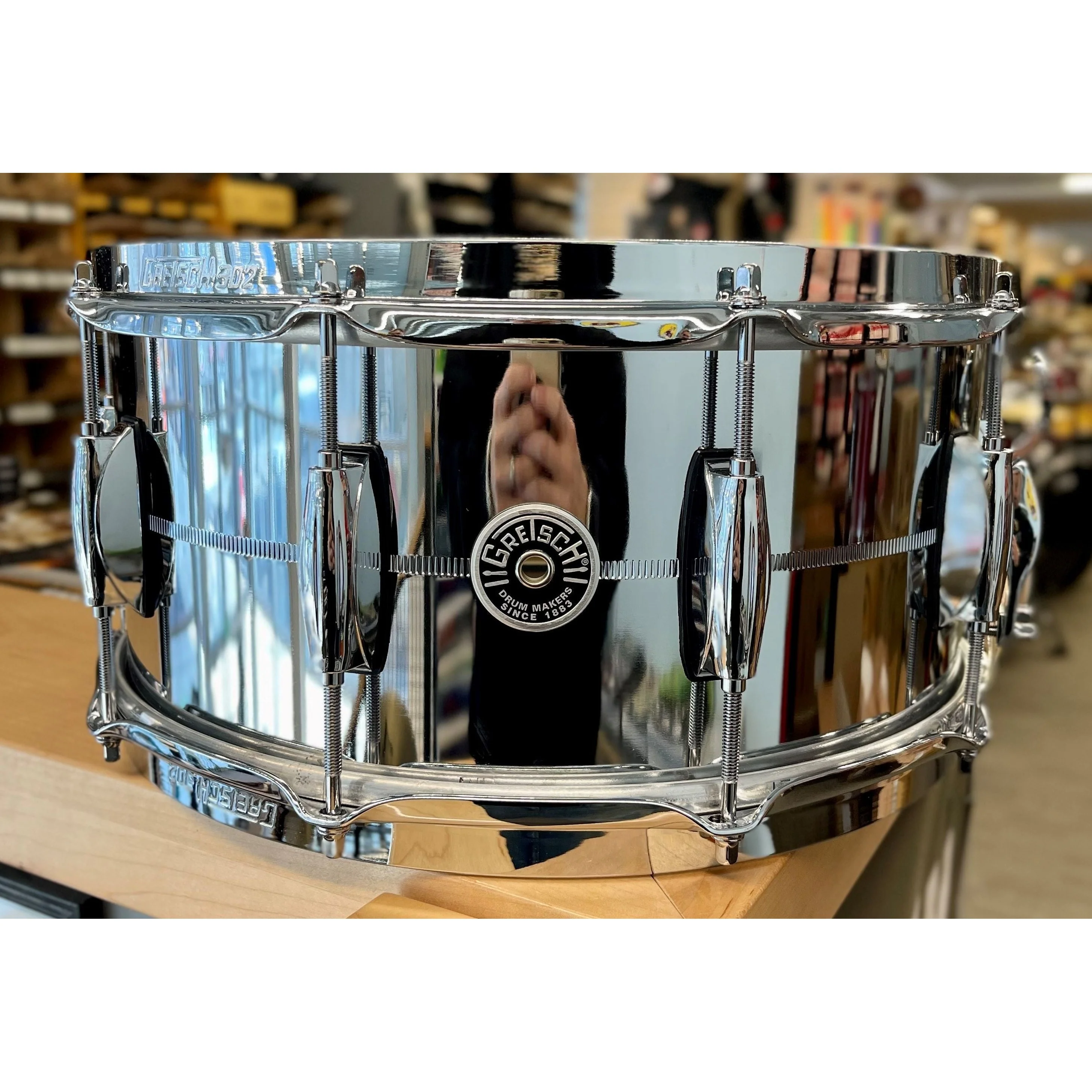 Gretsch - Brooklyn Chrome Over Steel Snare 6.5x14 GB4164S