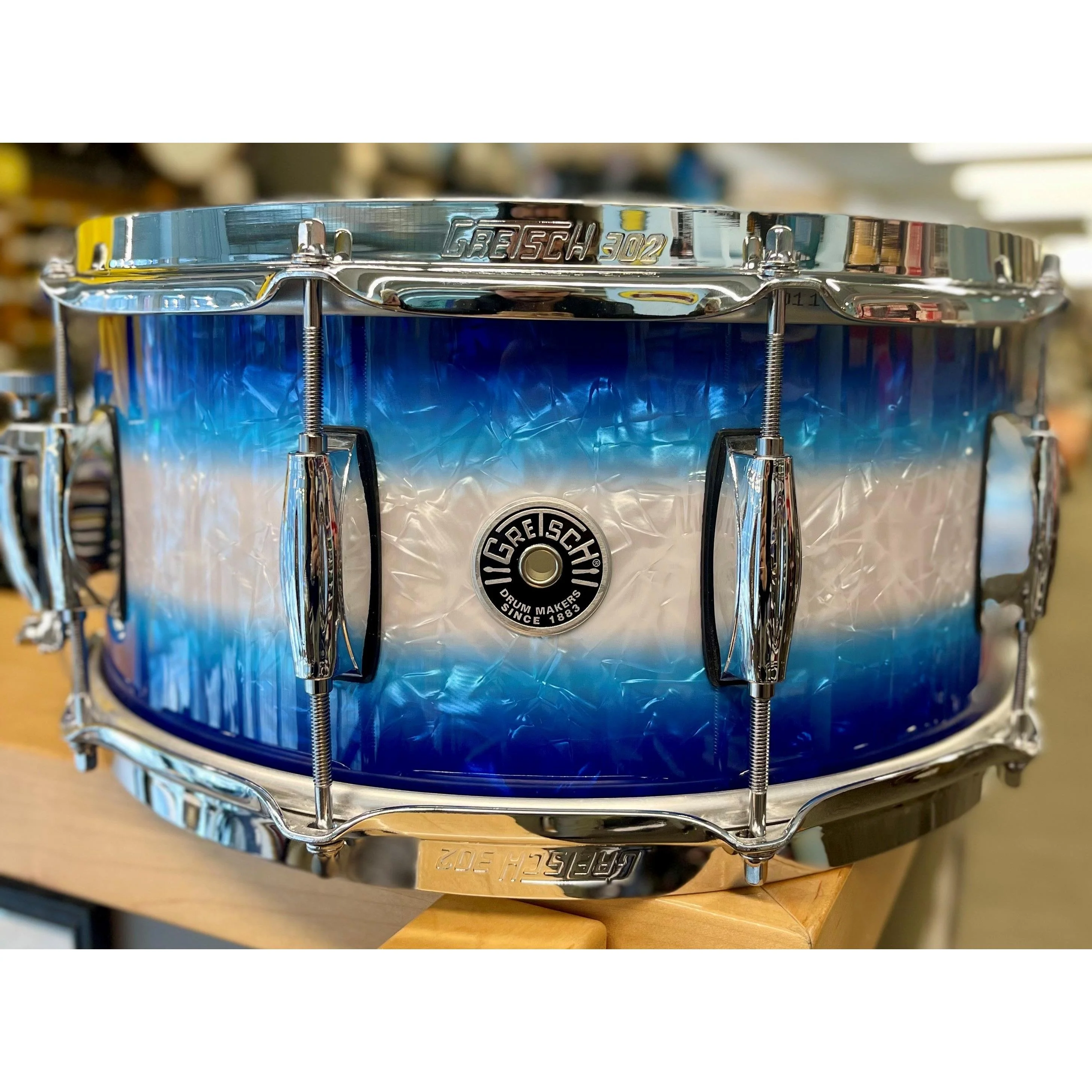 Gretsch - Brooklyn Snare 6.5x14 Blue Burst Pearl