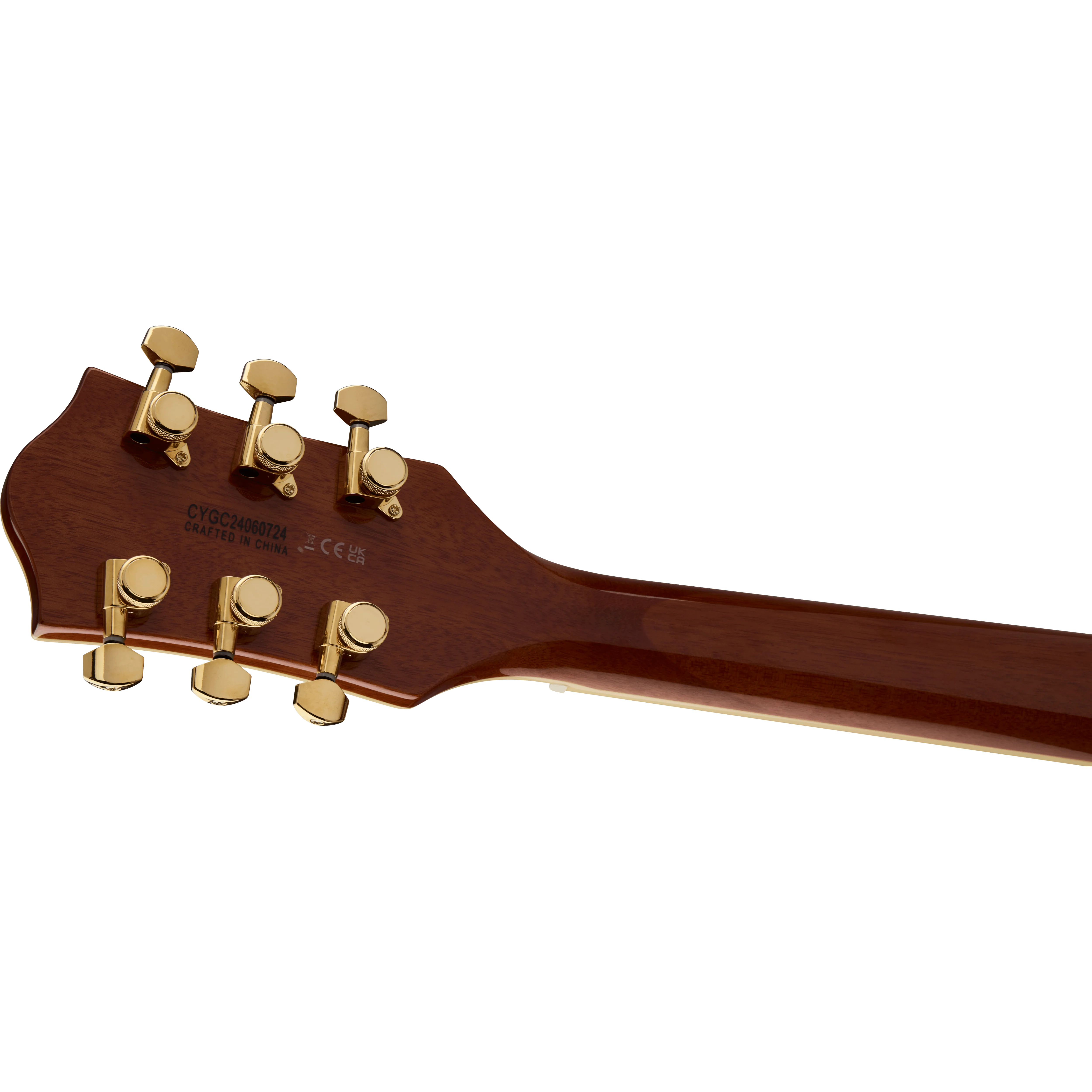 Gretsch - Electromatic™ LTD Flame Okoume Broadkaster® Double-Cut with Bigsby® - Rosewood Fingerboard - Roundup Orange - 250-8840-523 - Image 6