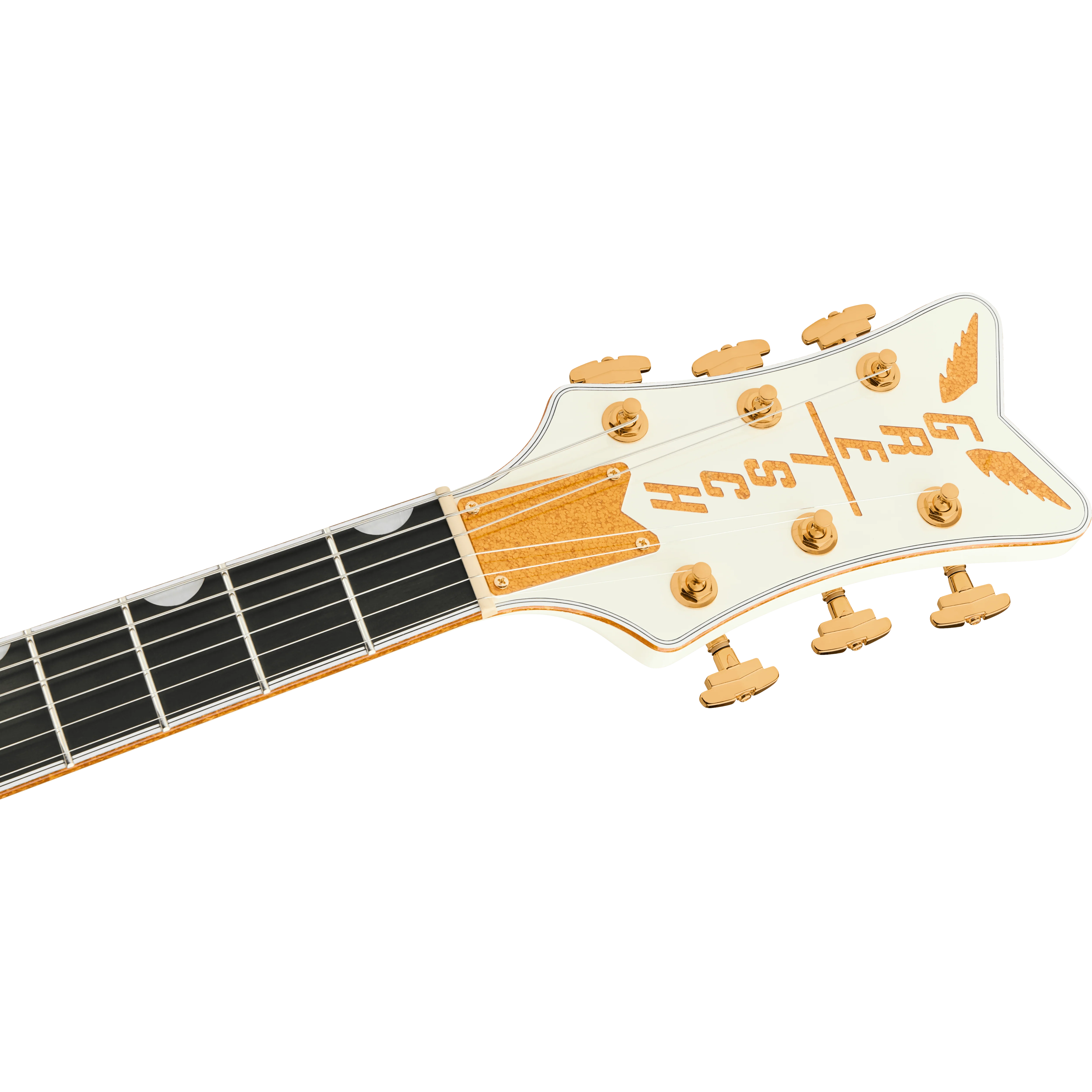 Gretsch - Falcon™ Center Block LTD Double-Cut with String-Thru Bigsby® and Gold Hardware - Ebony Fingerboard - Vintage White - 240-0931-805 - Image 4