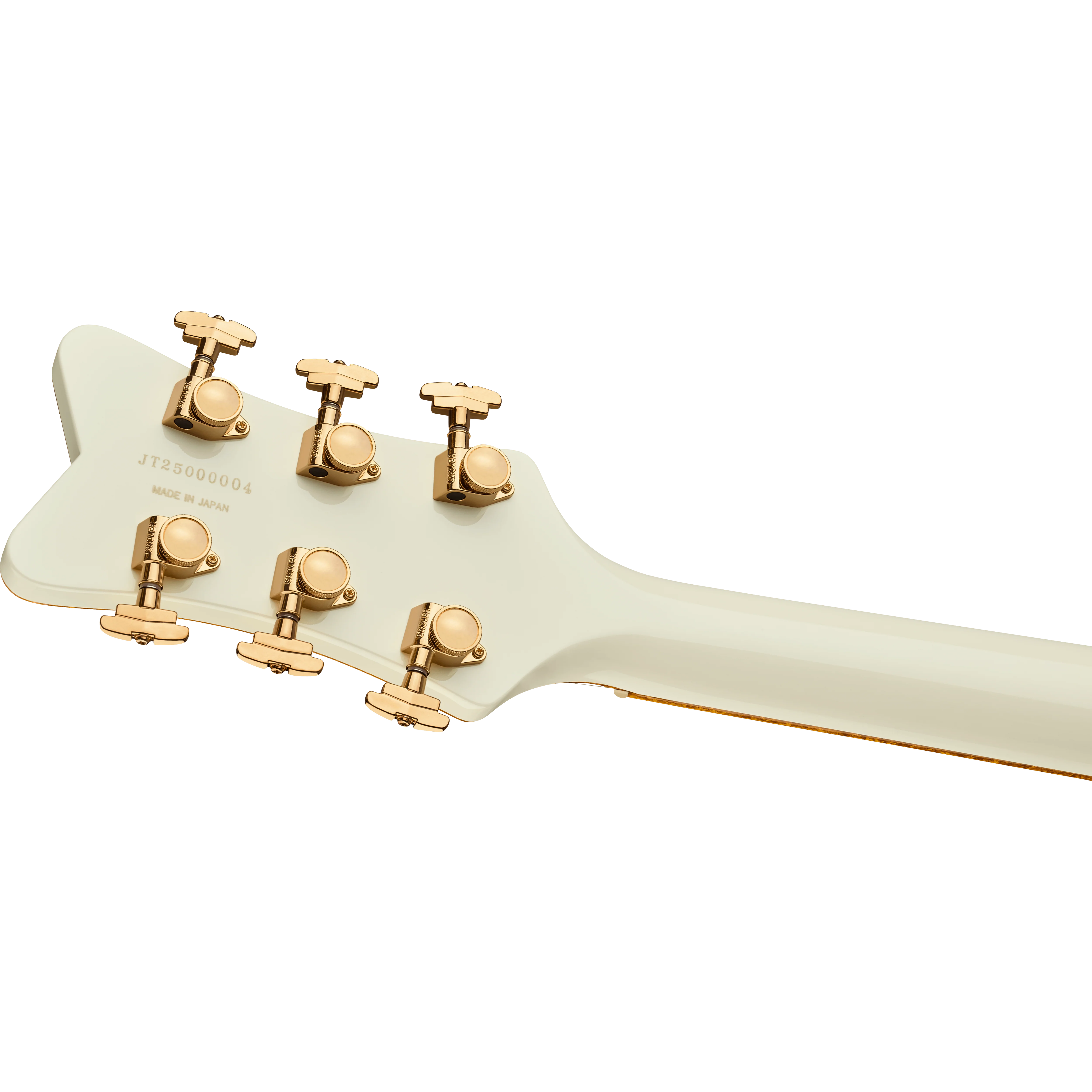 Gretsch - Falcon™ Center Block LTD Double-Cut with String-Thru Bigsby® and Gold Hardware - Ebony Fingerboard - Vintage White - 240-0931-805 - Image 5