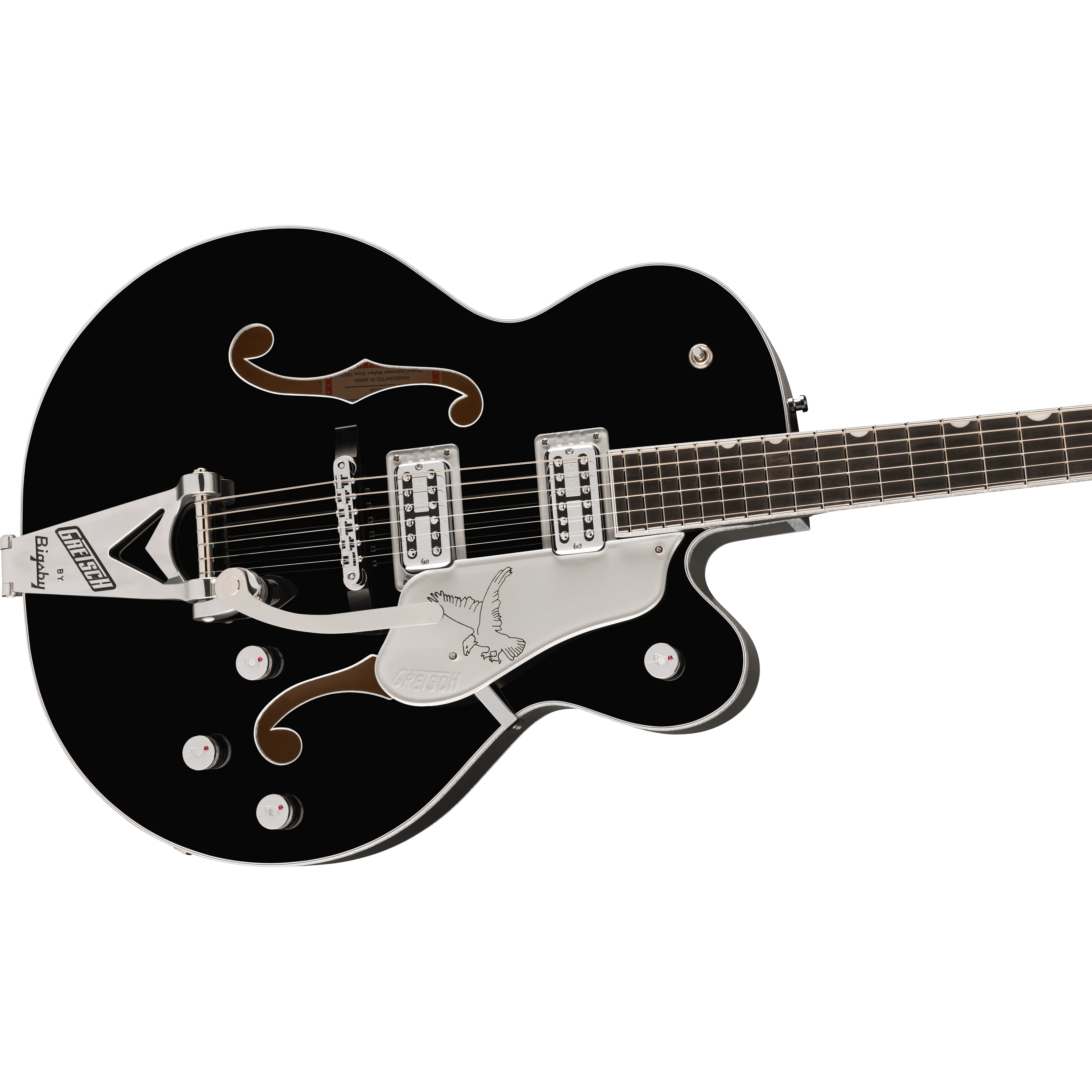 Gretsch - Falcon™ Hollow Body with String-Thru Bigsby® and Chrome Hardware - Ebony Fingerboard - Black - 240-1565-806 - Image 4