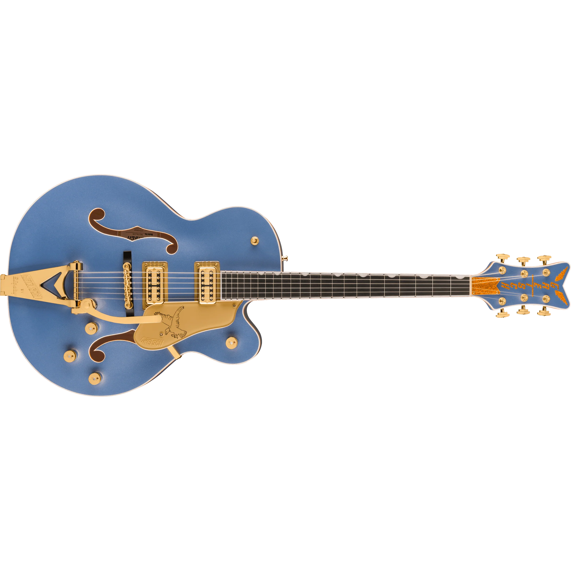 Gretsch - Falcon™ Hollow Body with String-Thru Bigsby® and Gold Hardware - Ebony Fingerboard - Cerulean Smoke - 240-1564-866