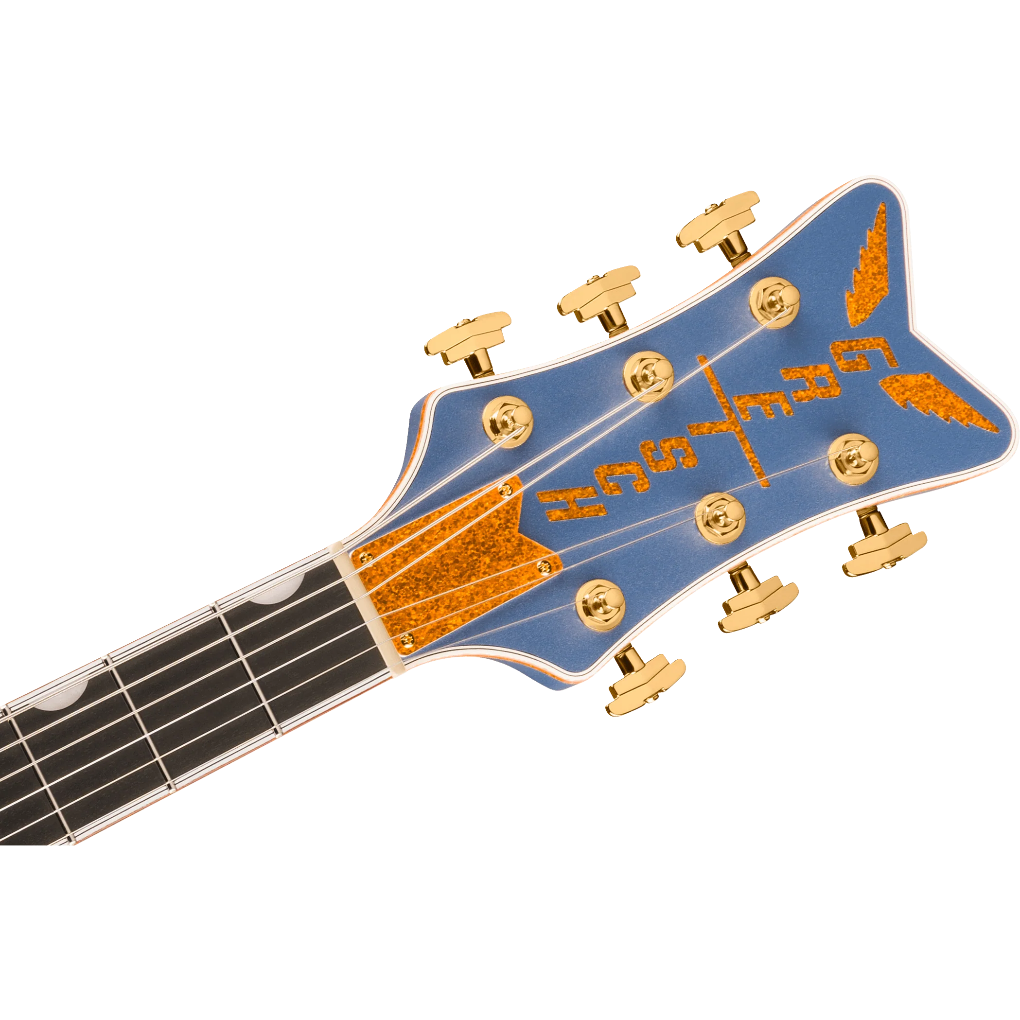 Gretsch - Falcon™ Hollow Body with String-Thru Bigsby® and Gold Hardware - Ebony Fingerboard - Cerulean Smoke - 240-1564-866 - Image 5