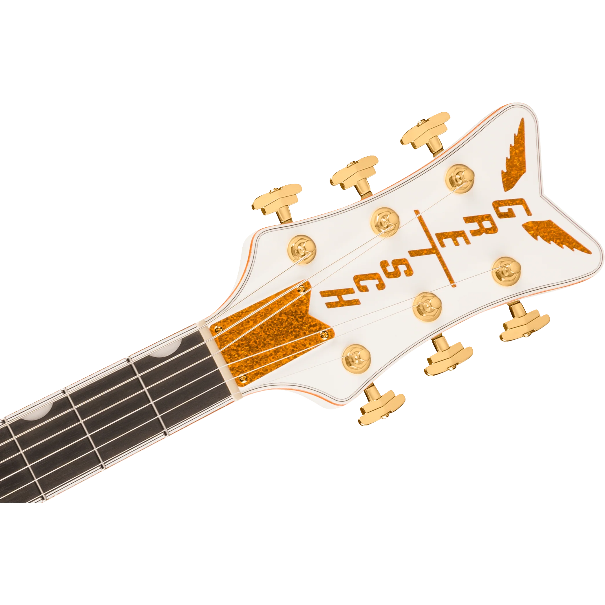 Gretsch - Falcon™ Hollow Body with String-Thru Bigsby® and Gold Hardware - Ebony Fingerboard - White - 240-1564-805 - Image 5