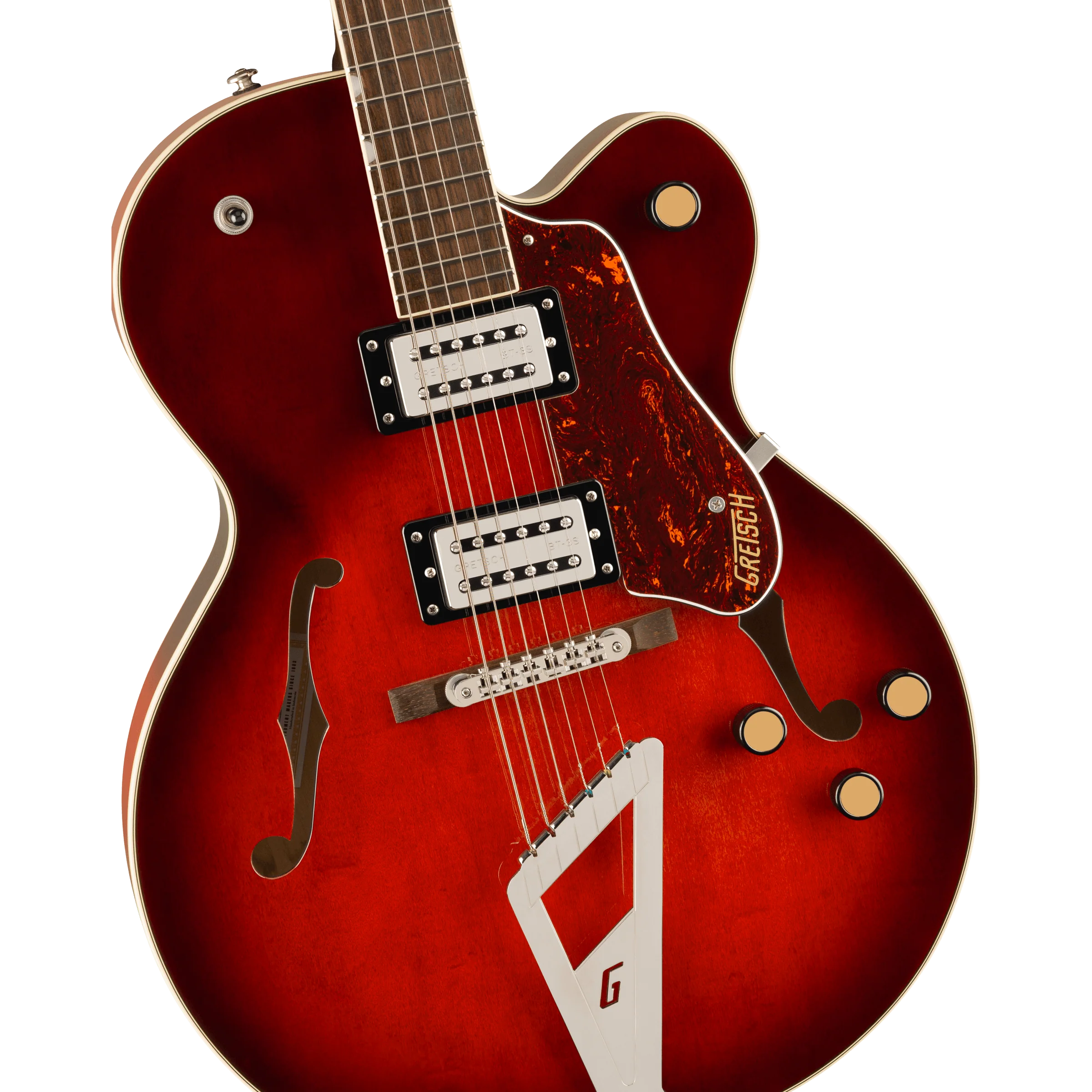 Gretsch - G2420 Streamliner™ Hollow Body with Chromatic II - Laurel Fingerboard - Broad'Tron™ BT-3S Pickups - Claret Burst - 281-7000-561 - Image 3
