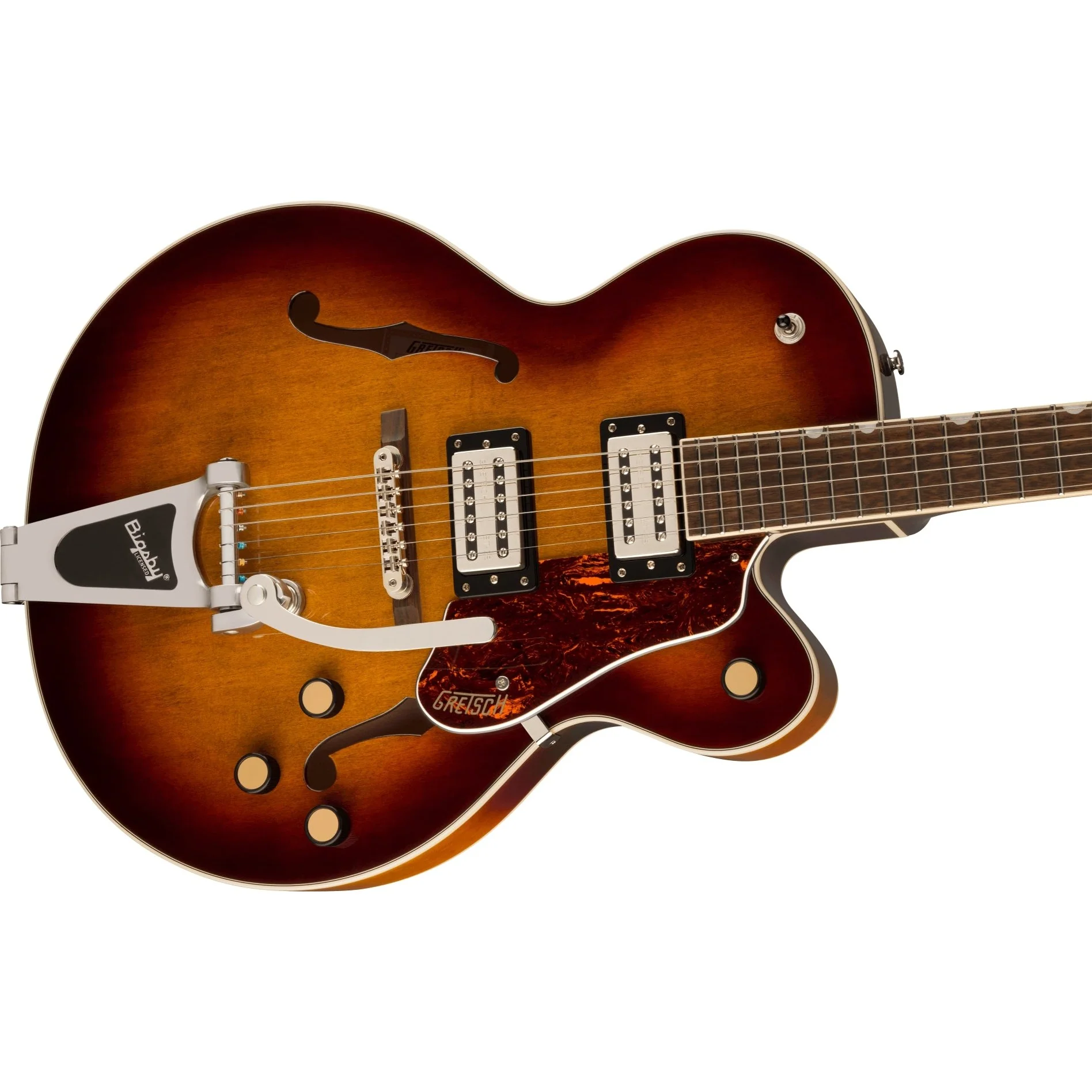 Gretsch - G2420T Streamliner™ Hollow Body with Bigsby® - Laurel Fingerboard - Broad'Tron™ BT-3S Pickups - Havana Burst - 280-7200-531 - Image 3