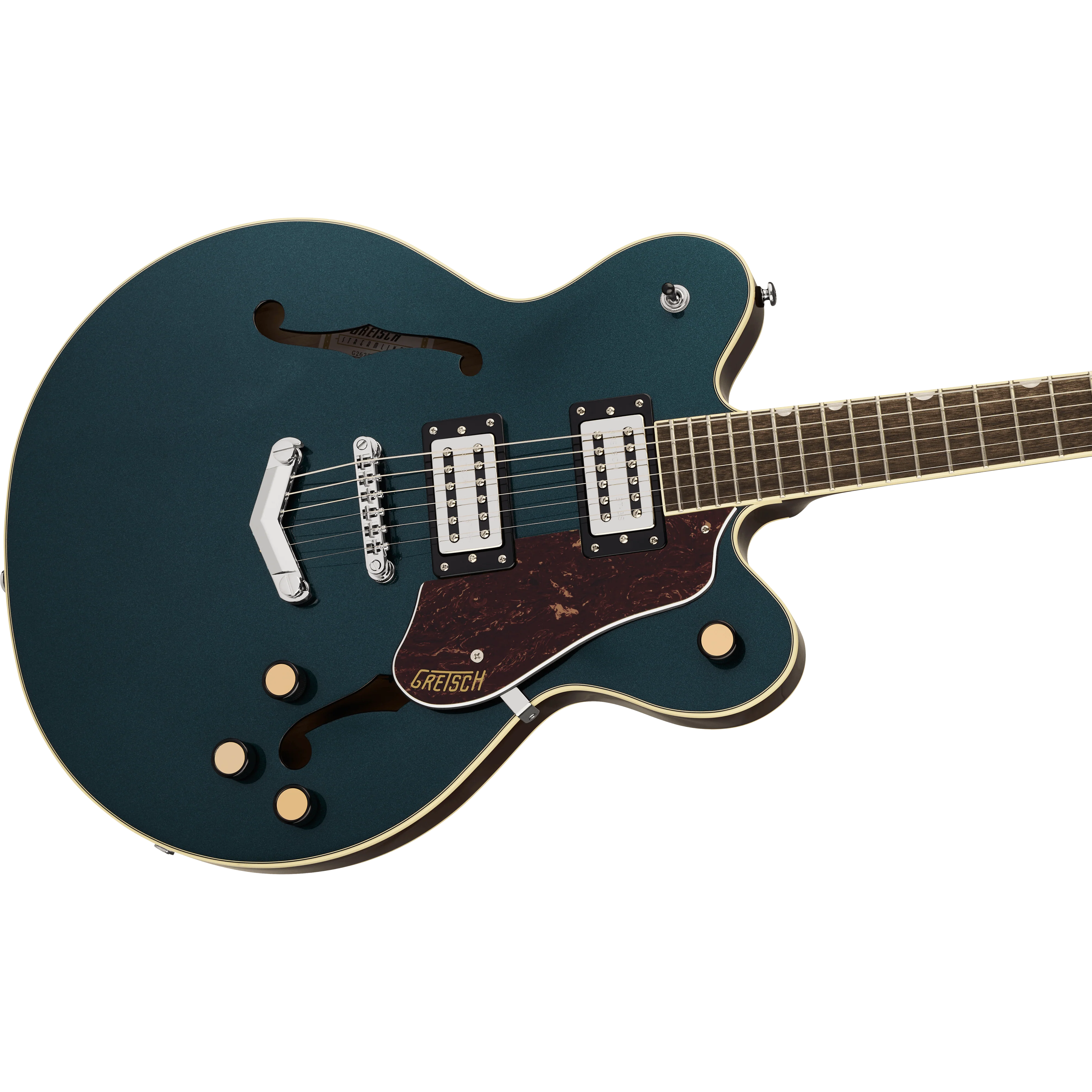 Gretsch - G2622 Streamliner™ Center Block Double-Cut with V-Stoptail - Laurel Fingerboard - Broad’Tron™ BT-3S Pickups - Midnight Sapphire - Image 4