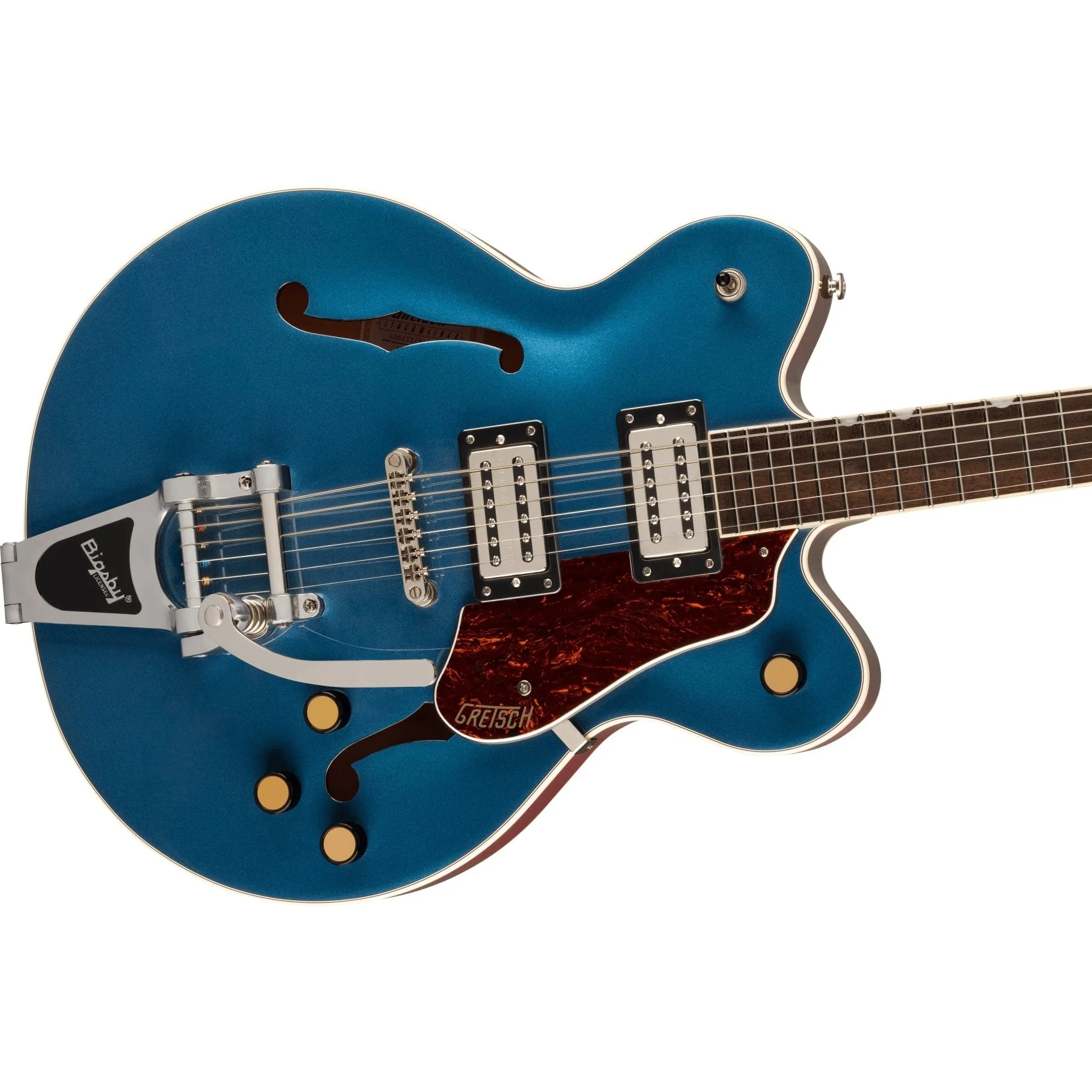 Gretsch - G2622T Streamliner™ Center Block Double-Cut with Bigsby® - Laurel Fingerboard - Broad’Tron™ BT-3S Pickups - Dark Denim - 280-7250-560 - Image 3