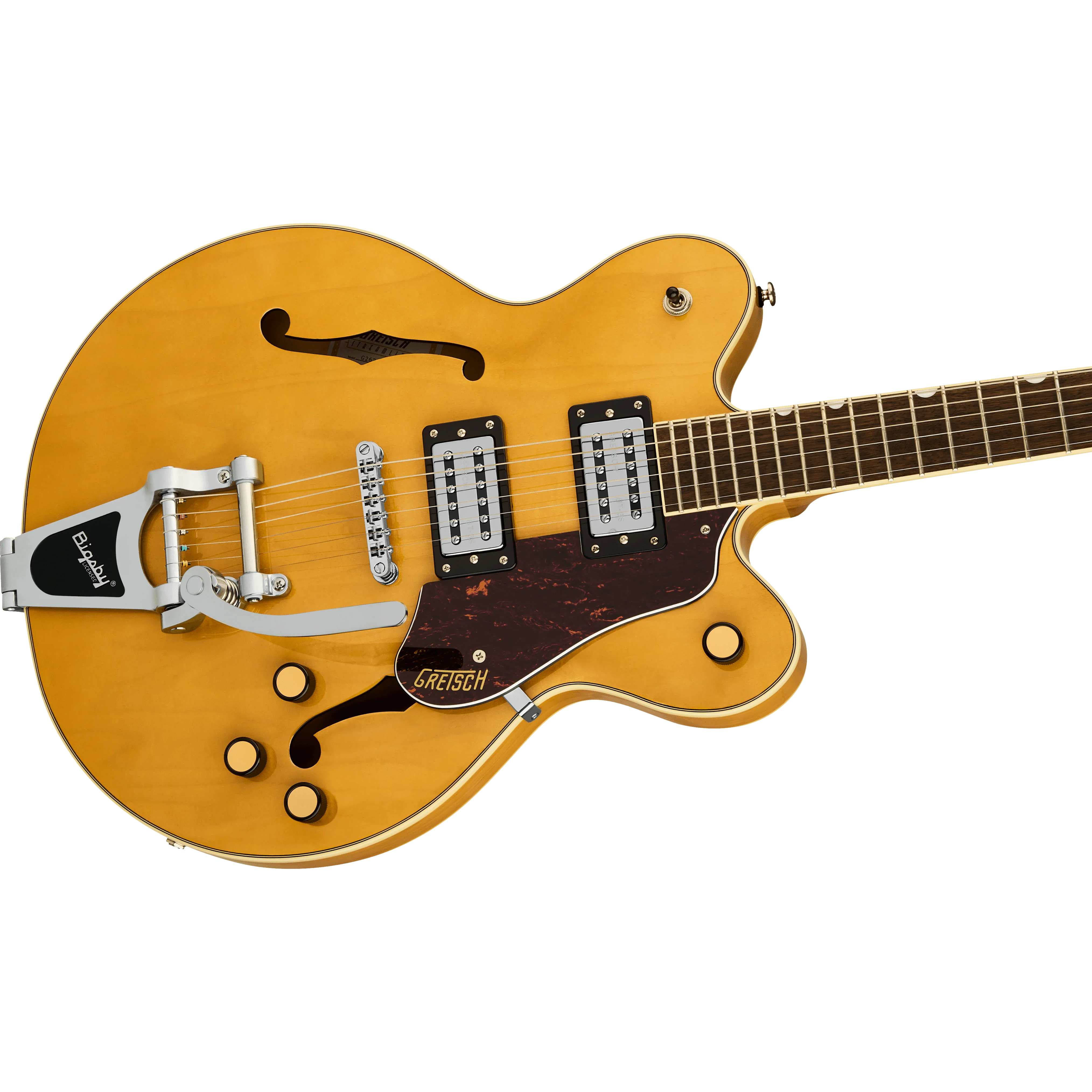 Gretsch - G2622T Streamliner™ Center Block Double-Cut with Bigsby® - Laurel Fingerboard - Broad’Tron™ BT-3S Pickups - Village Amber - Image 5