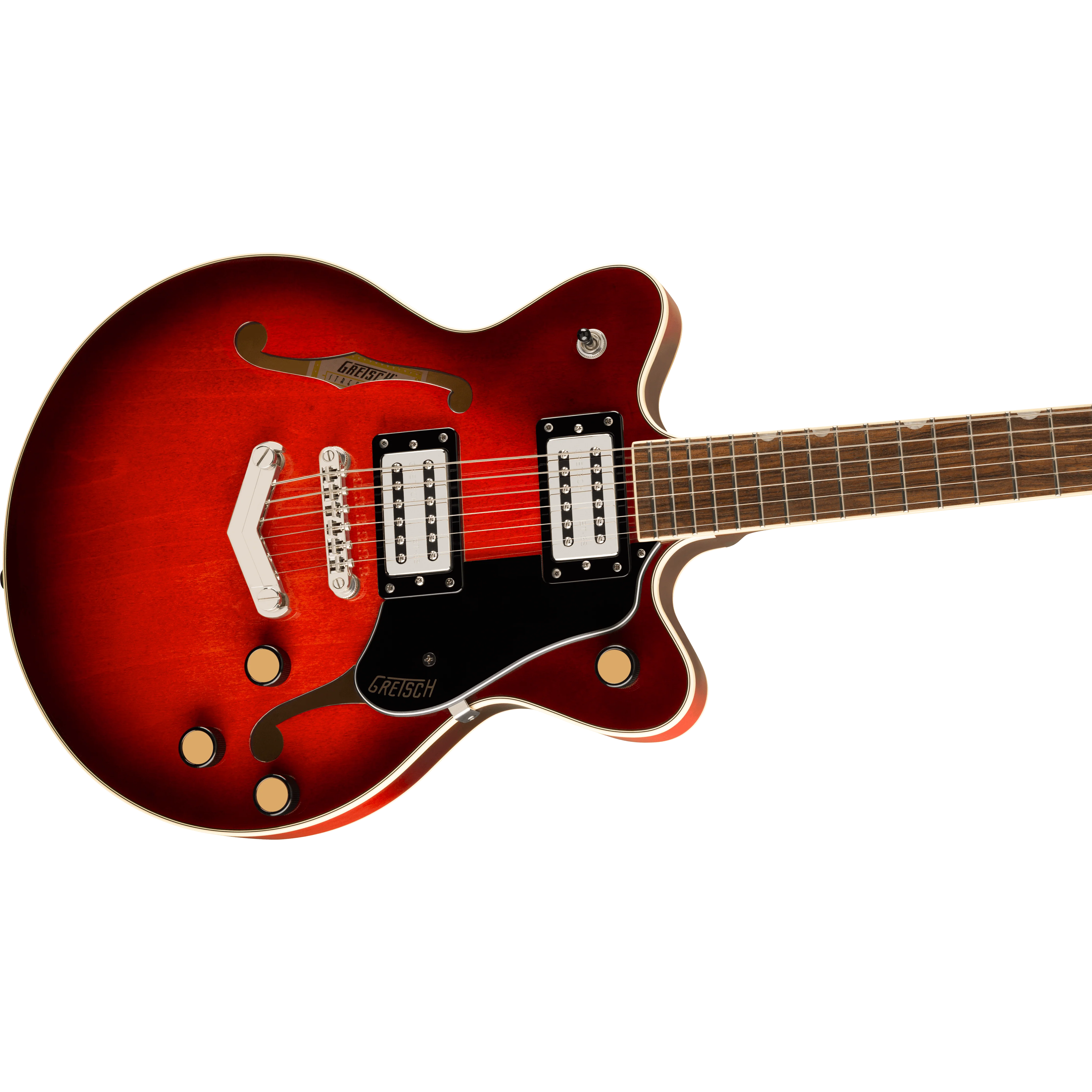 Gretsch - G2655 Streamliner™ Center Block Jr. Double-Cut with V-Stoptail - Laurel Fingerboard - Claret Burst - 281-7100-561 - Image 4