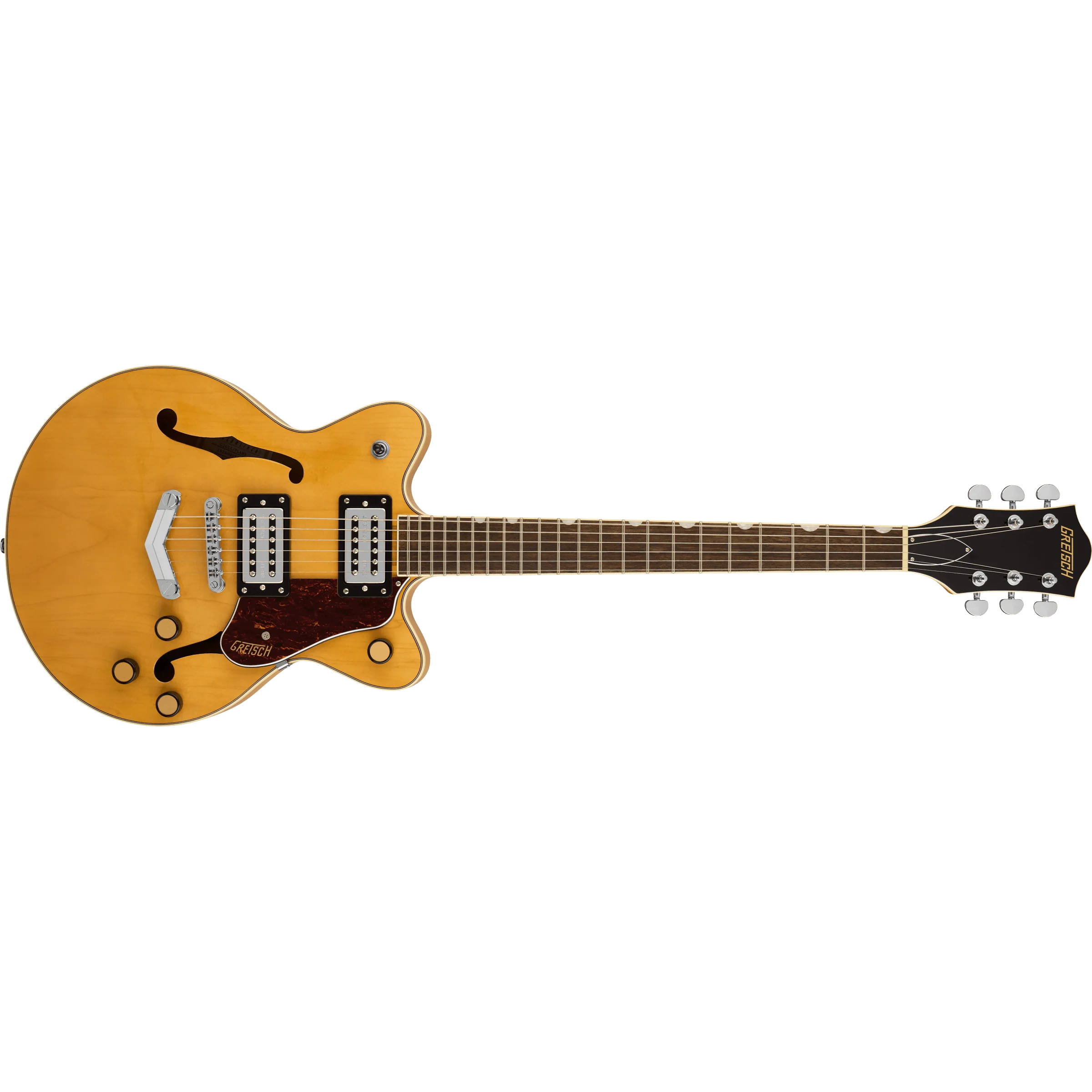 Gretsch - G2655 Streamliner™ Center Block Jr. Double-Cut with V-Stoptail - Laurel Fingerboard - Village Amber