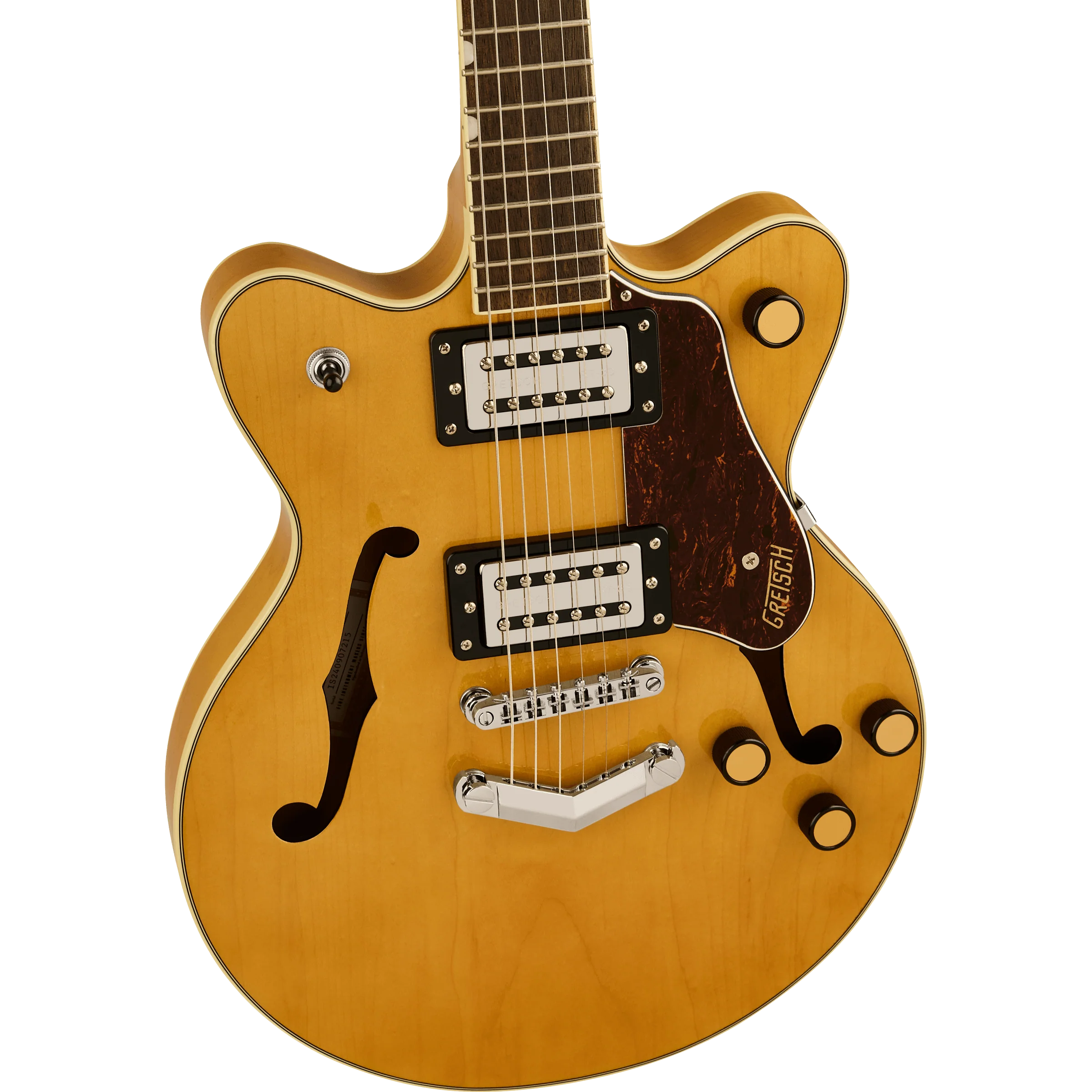 Gretsch - G2655 Streamliner™ Center Block Jr. Double-Cut with V-Stoptail - Laurel Fingerboard - Village Amber - Image 6