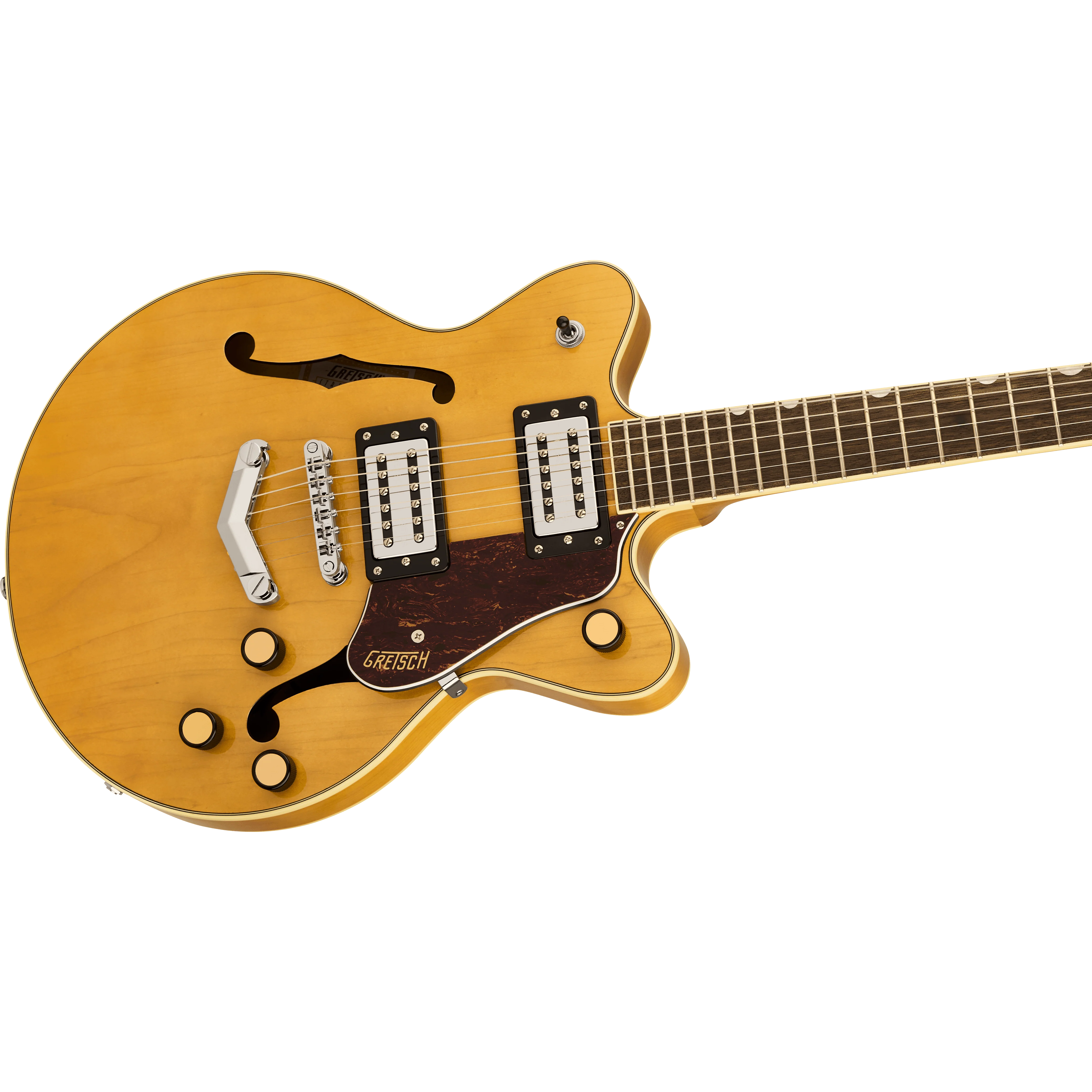 Gretsch - G2655 Streamliner™ Center Block Jr. Double-Cut with V-Stoptail - Laurel Fingerboard - Village Amber - Image 7