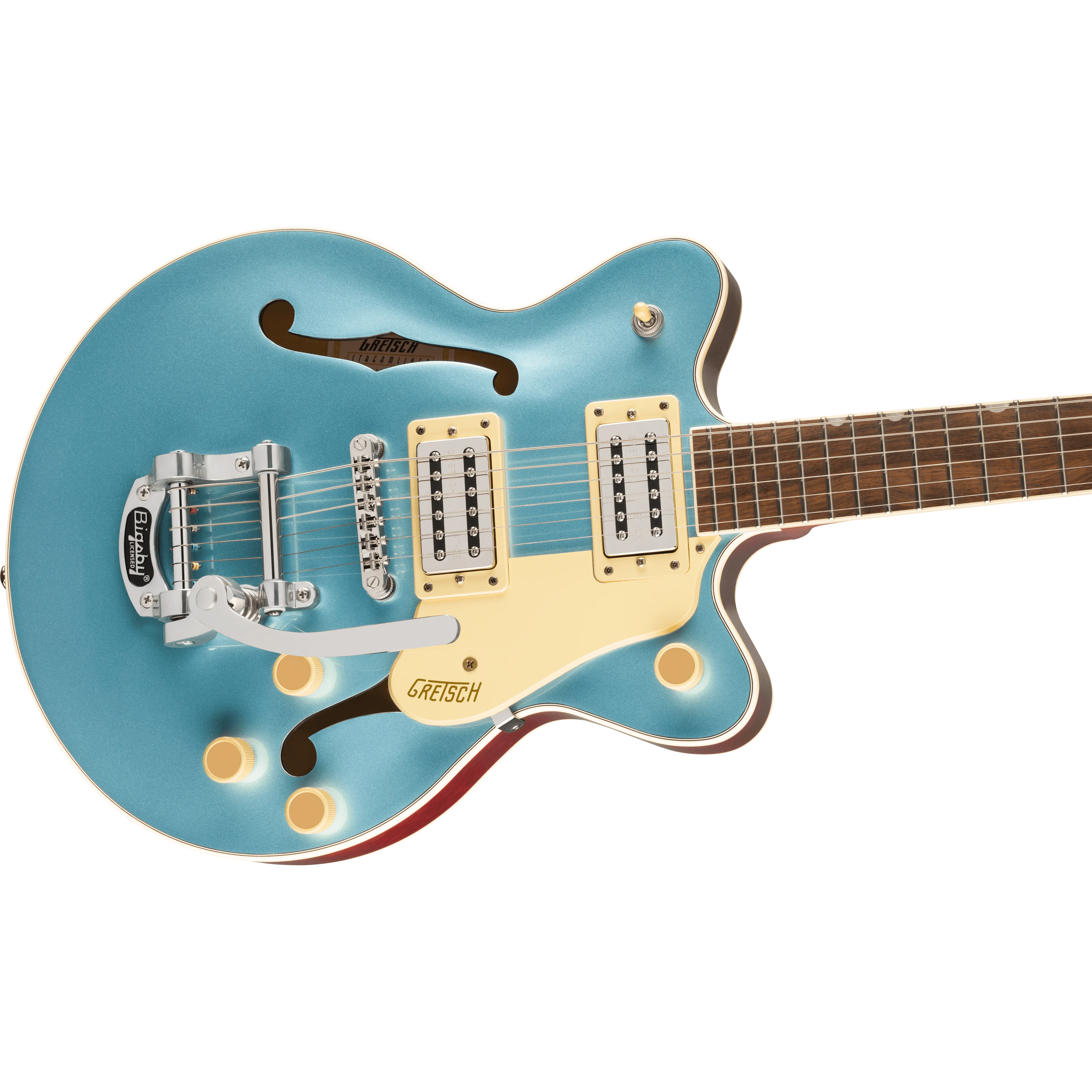 Gretsch - G2655T Streamliner™ Center Block Jr. Double-Cut with Bigsby® - Laurel Fingerboard - Arctic Blue - 280-7200-583 - Image 4