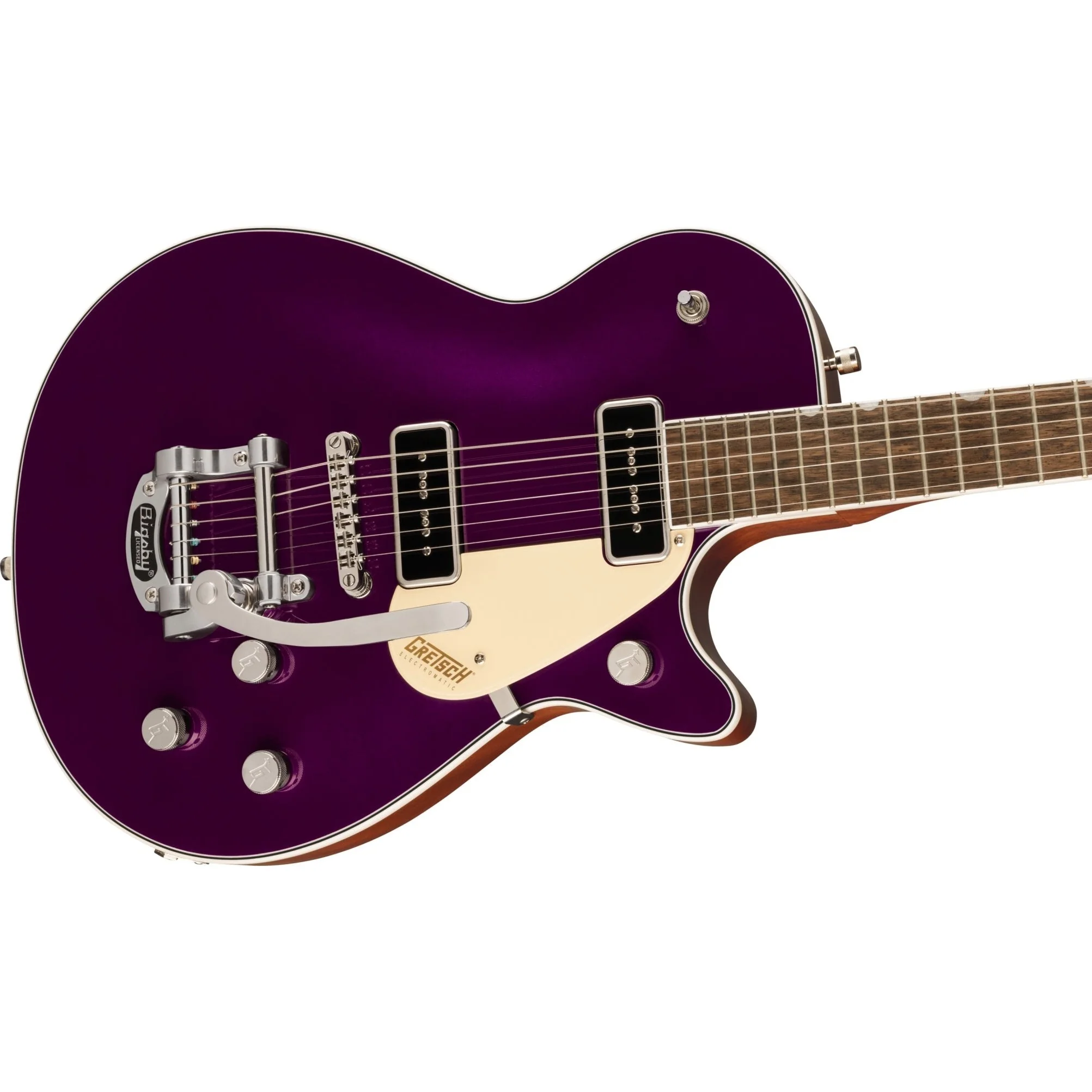 Gretsch - G5210T-P90 Electromatic® Jet™ Two 90 Single-Cut with Bigsby® - Laurel Fingerboard - Amethyst 250-7190-561 - Image 3