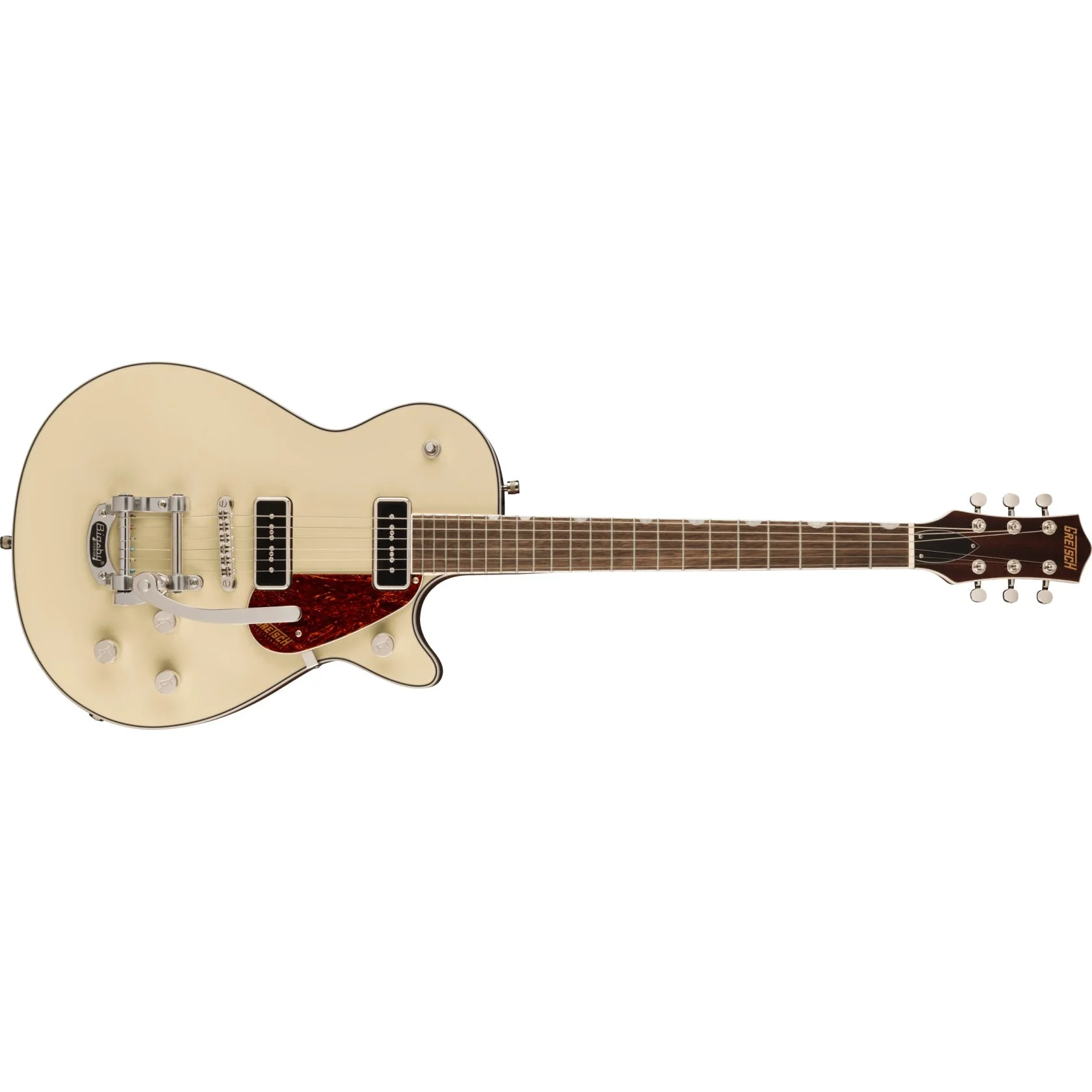 Gretsch - G5210T-P90 Electromatic® Jet™ Two 90 Single-Cut with Bigsby® - Laurel Fingerboard - Vintage White 250-7190-505