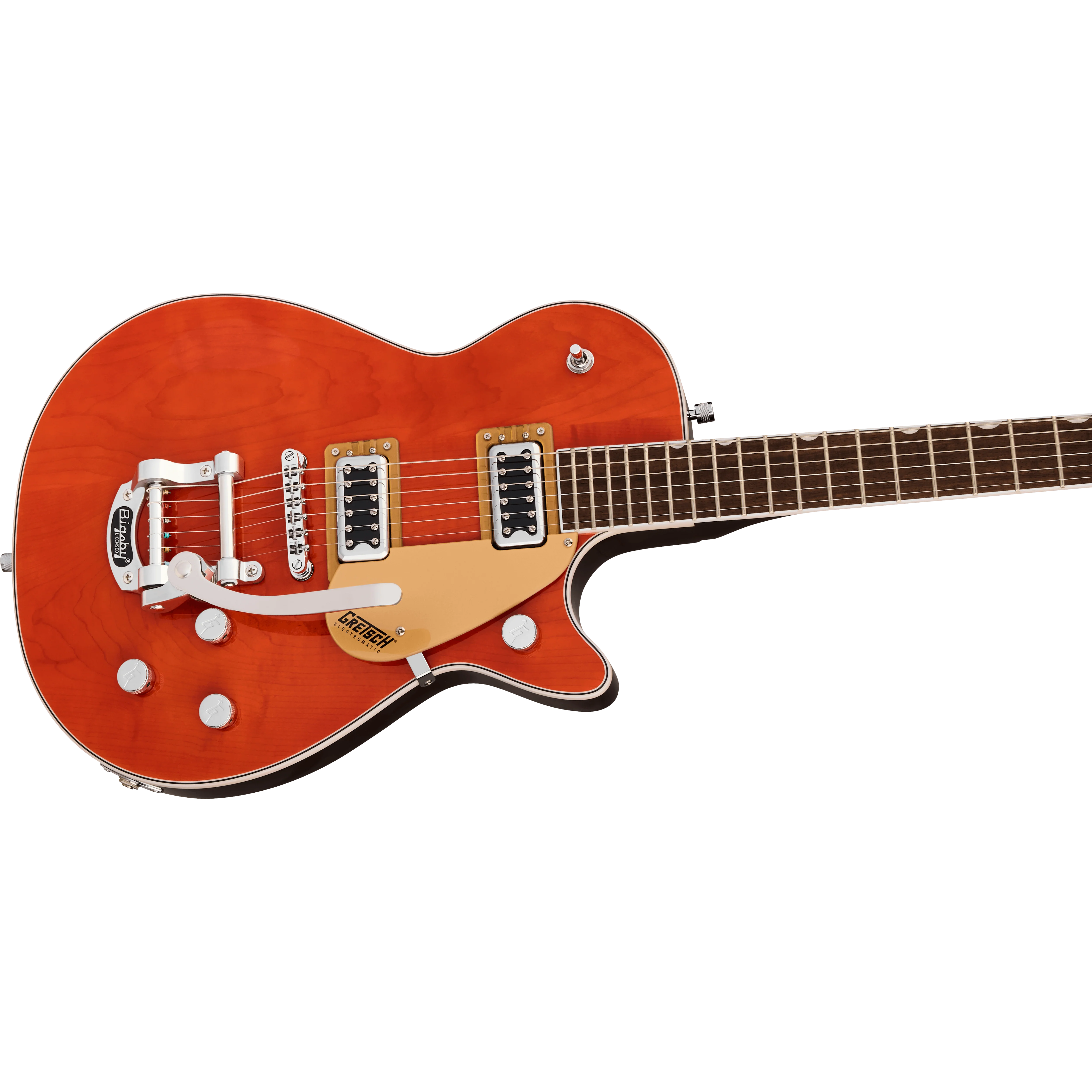 Gretsch - G5230T Electromatic® Jet™ FT Single-Cut with Bigsby® - Laurel Fingerboard - Orange Stain - 250-7210-512 - Image 4