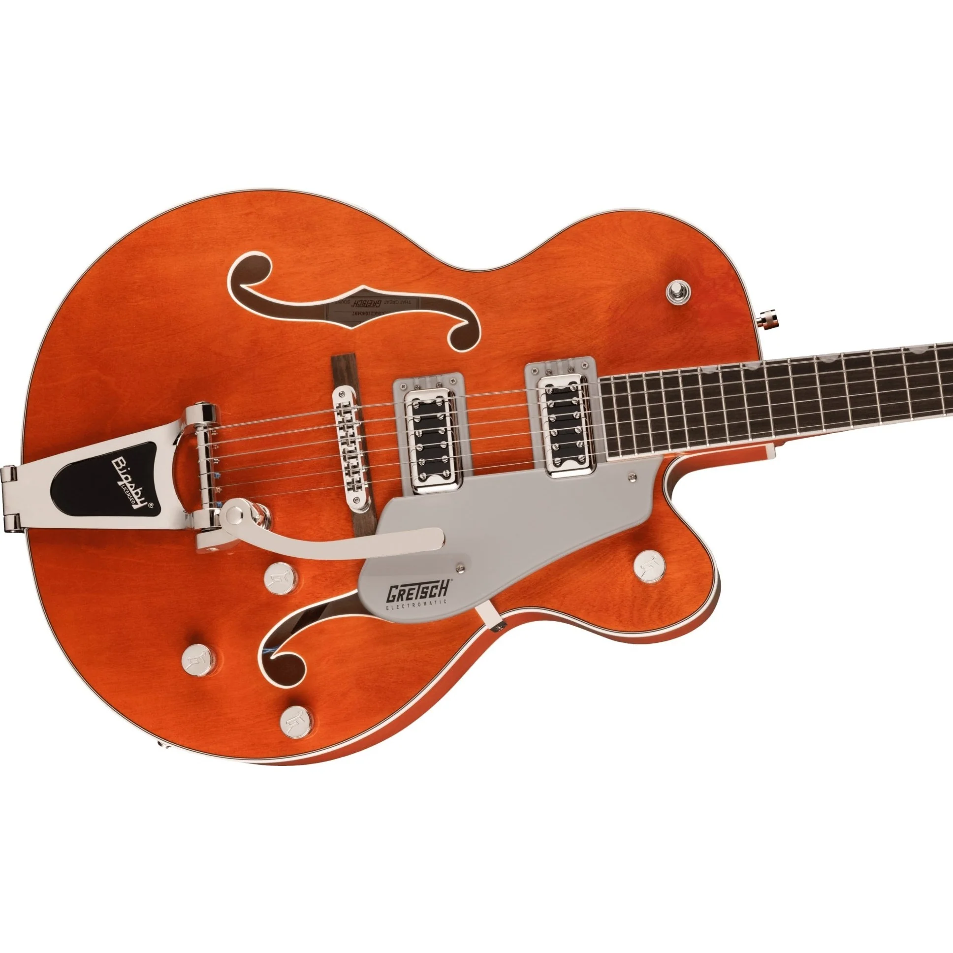 Gretsch - G5420T Electromatic® Classic Hollow Body Single-Cut with Bigsby® - Laurel Fingerboard - Orange Stain 250-6115-512 - Image 3
