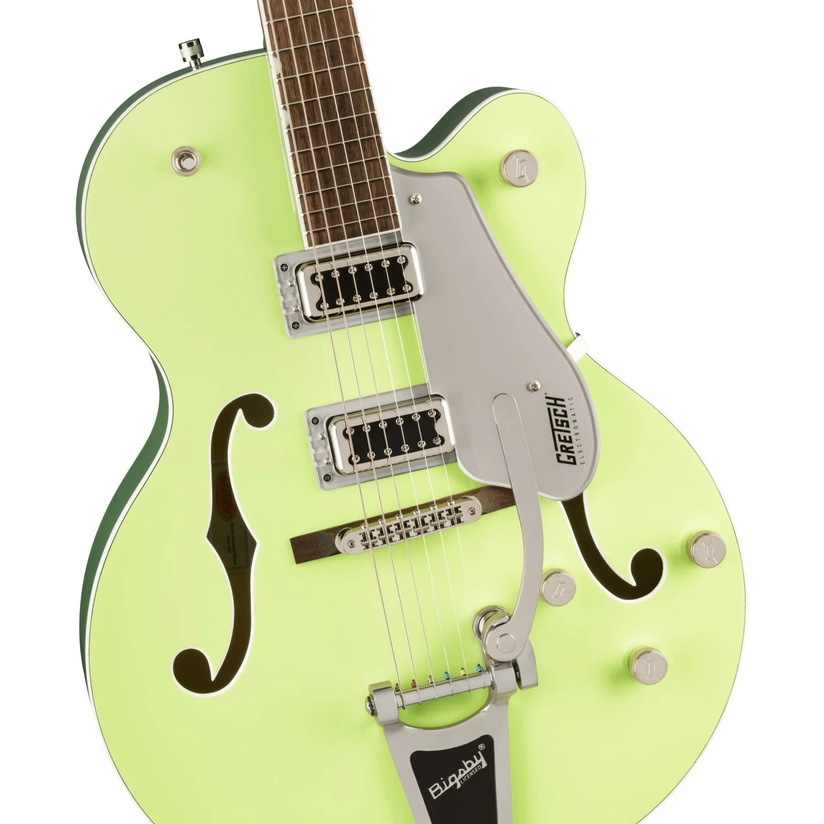 Gretsch - G5420T Electromatic® Classic Hollow Body Single-Cut with Bigsby® - Laurel Fingerboard - Two-Tone Anniversary Green - 250-6115-571 - Image 4