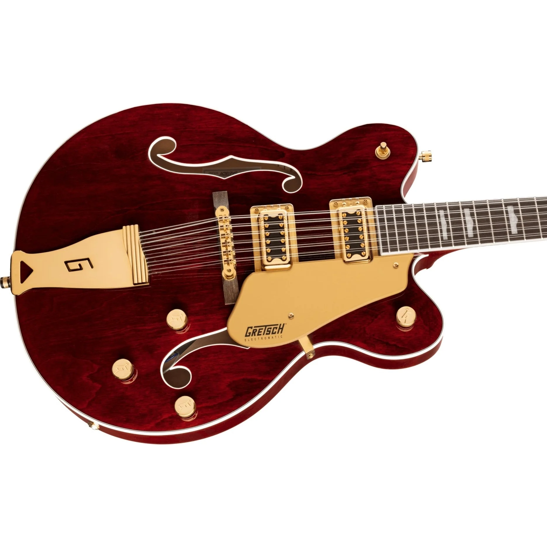 Gretsch - G5422G-12 Electromatic® Classic Hollow Body Double-Cut 12-String with Gold Hardware - Laurel Fingerboard - Walnut Stain 251-6319-517 - Image 3